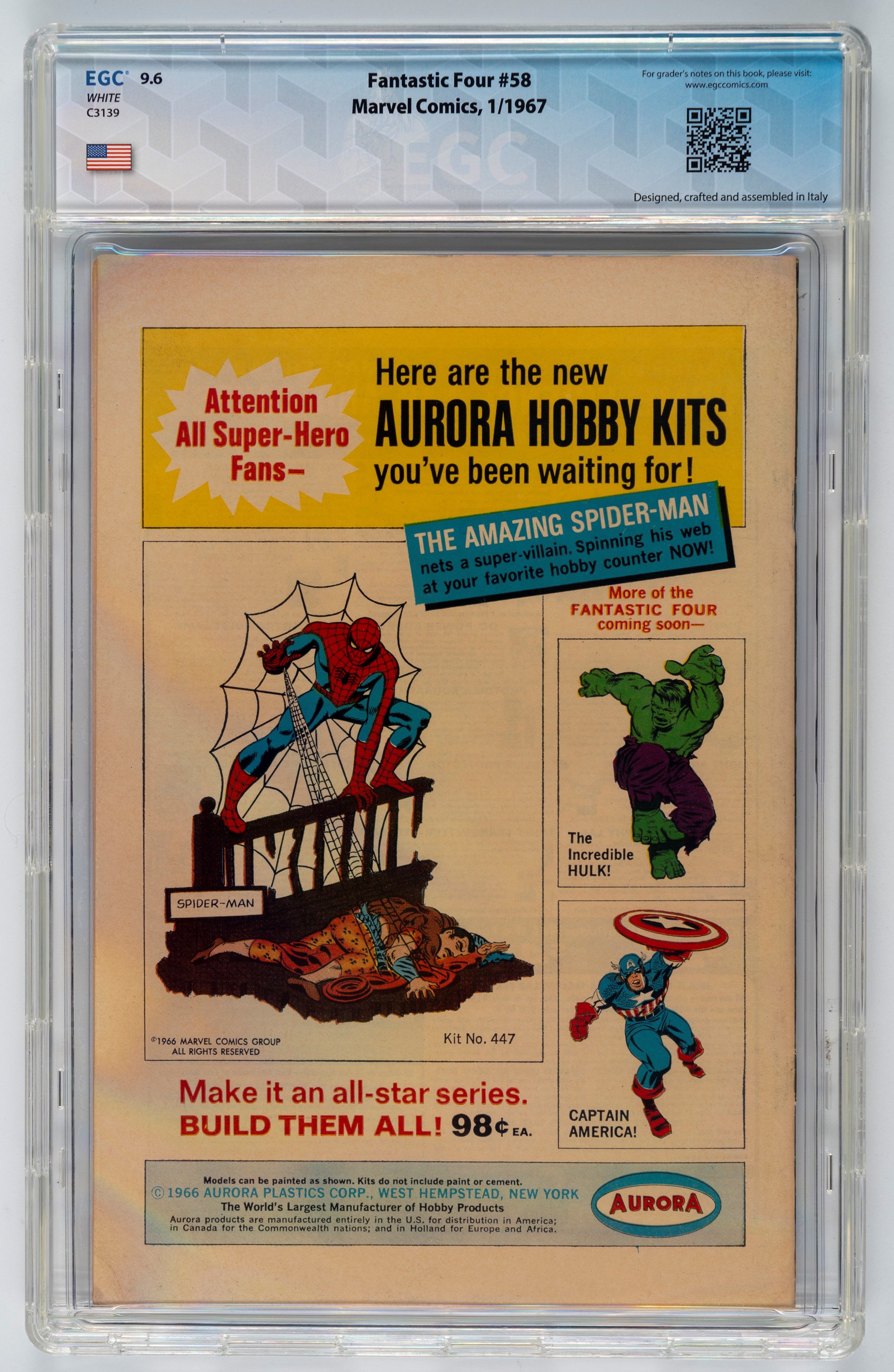 Fantastic Four #58 - 9.6 EGC