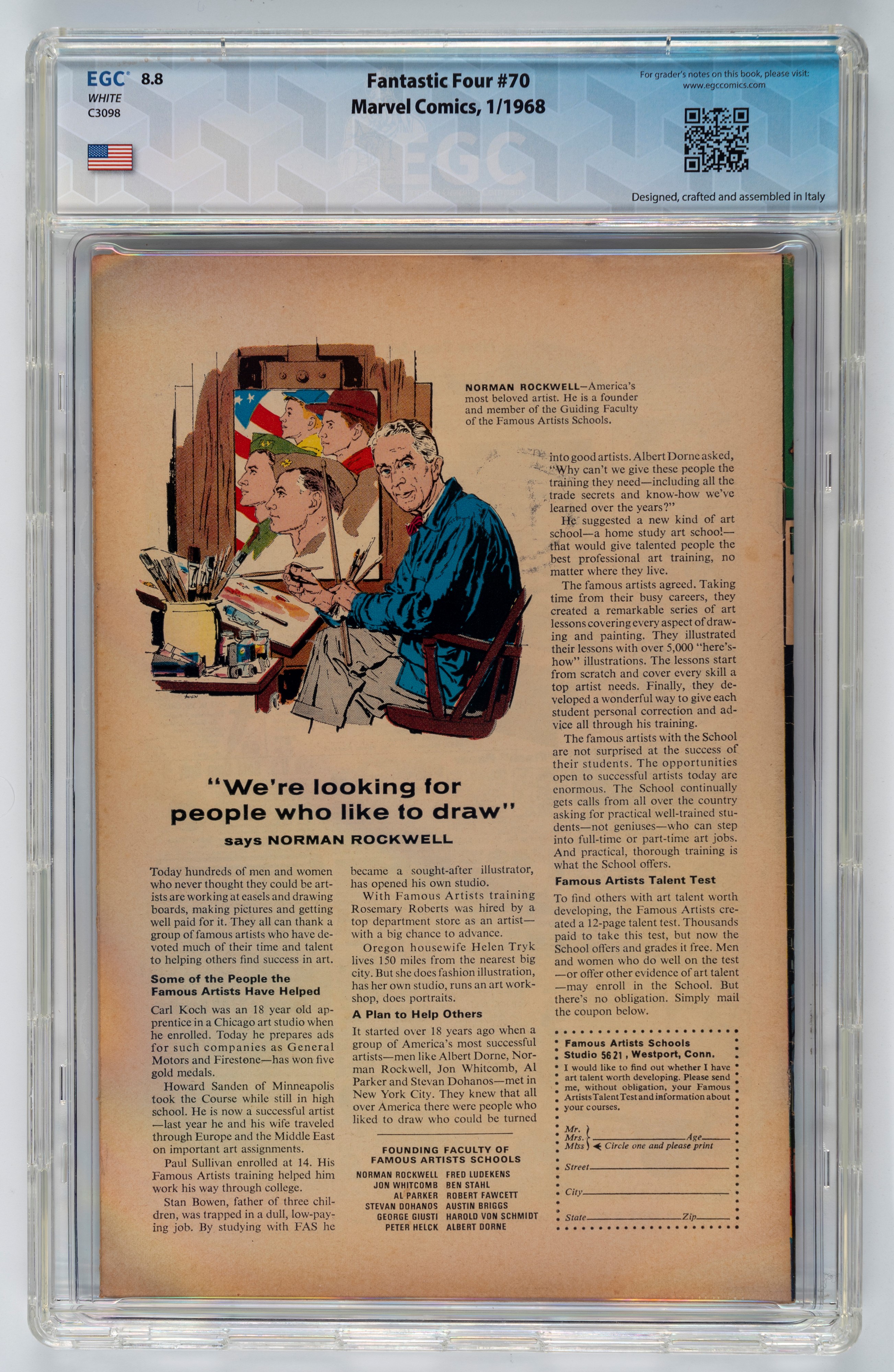 Fantastic Four #69 - 9.4 EGC / #70 - 8.8 EGC / #71 - 9.2 EGC