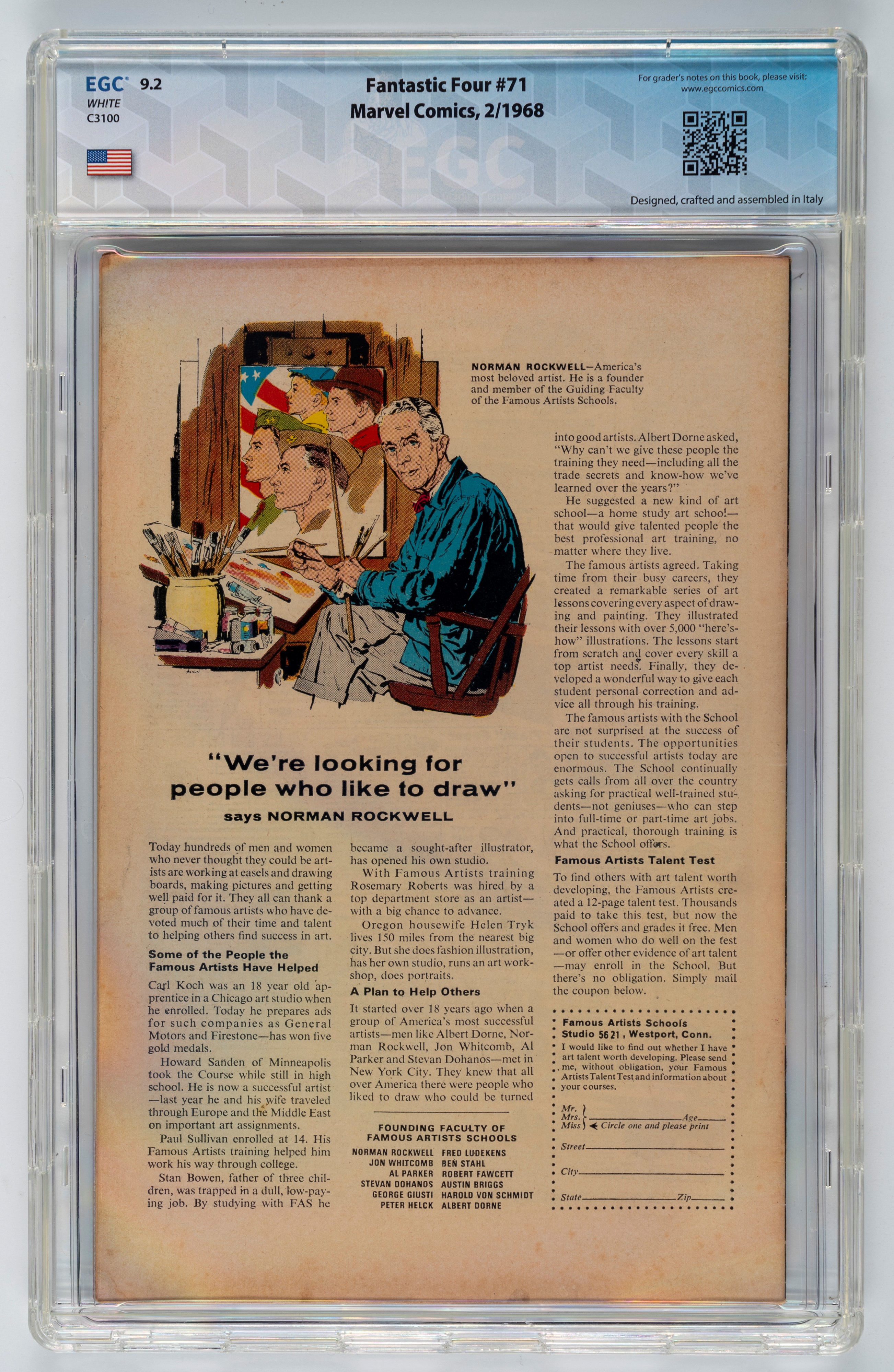 Fantastic Four #69 - 9.4 EGC / #70 - 8.8 EGC / #71 - 9.2 EGC