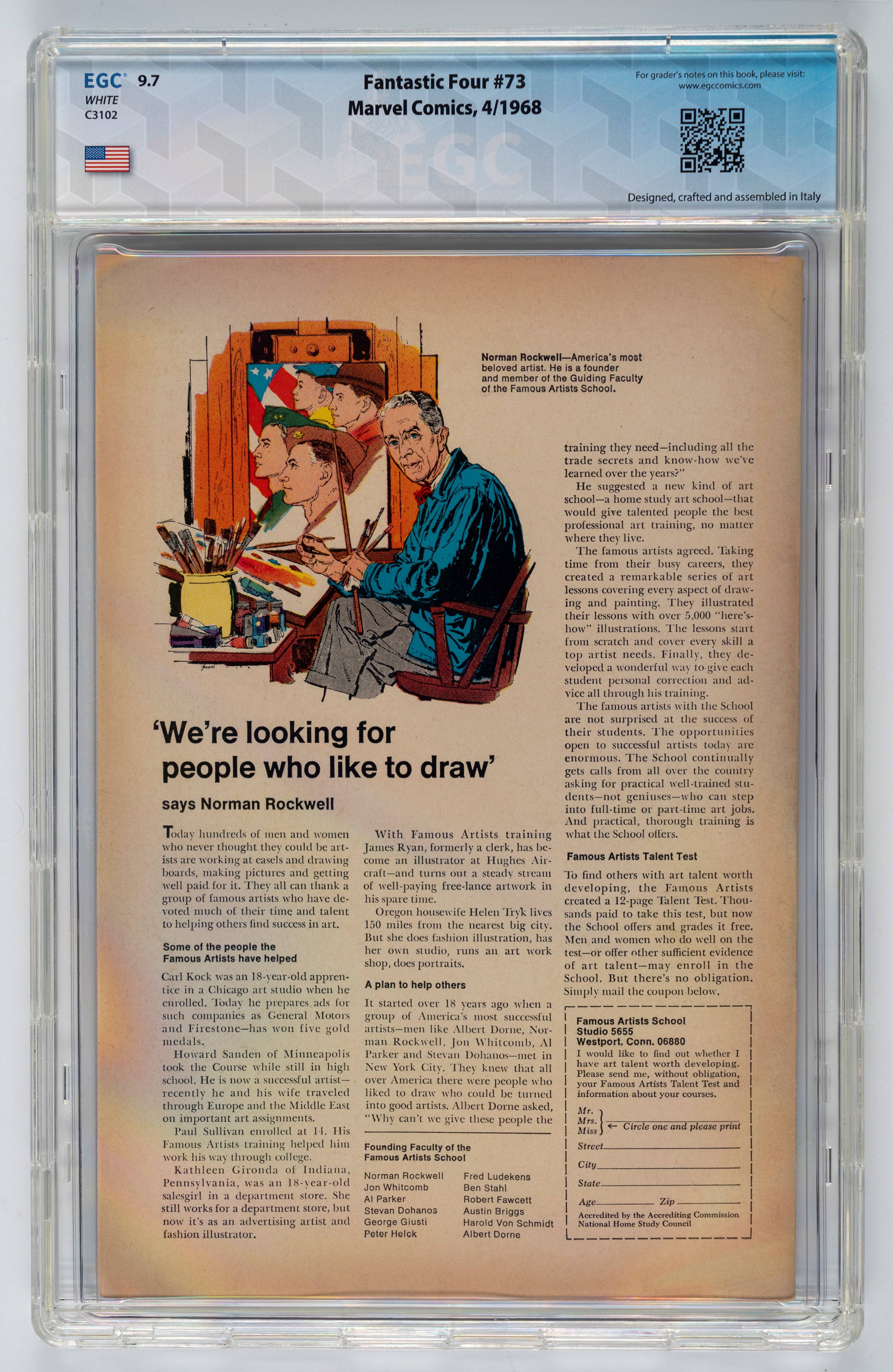 Fantastic Four #73 - 9.7 EGC