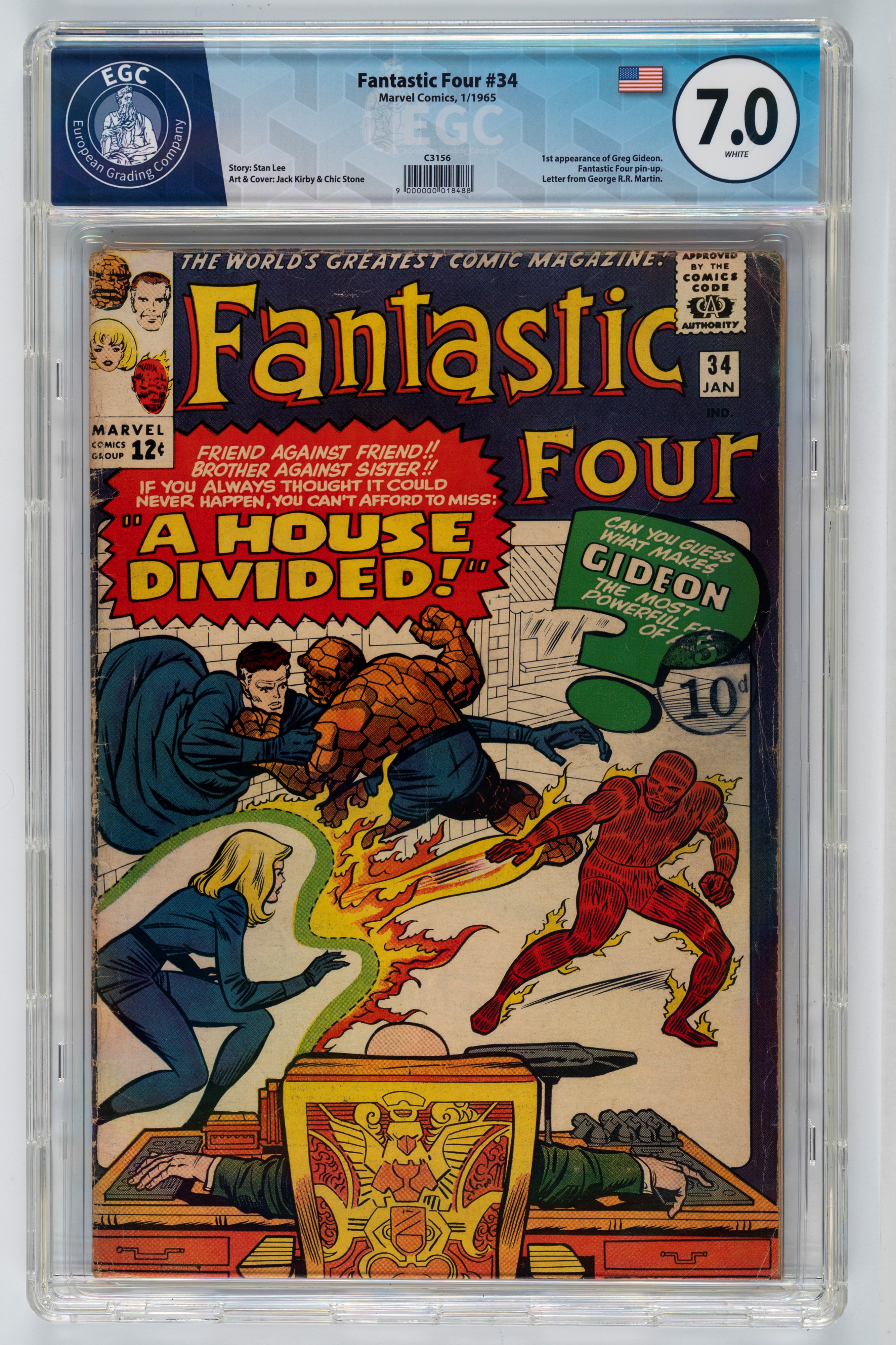 Fantastic Four #32 - 6.9 EGC / #33 - 4.3 EGC / #34 - 7.0 EGC