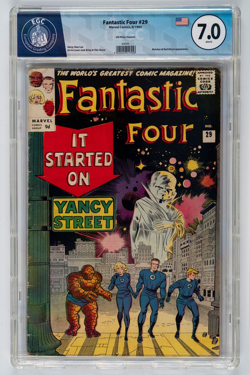 Fantastic Four #29 (UK Price Variant) - 7.0 EGC