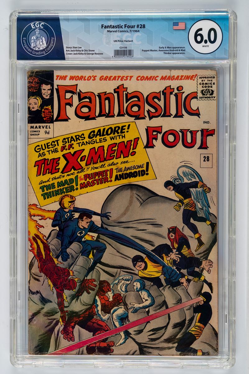 Fantastic Four #28 (UK Price Variant) - 6.0 EGC