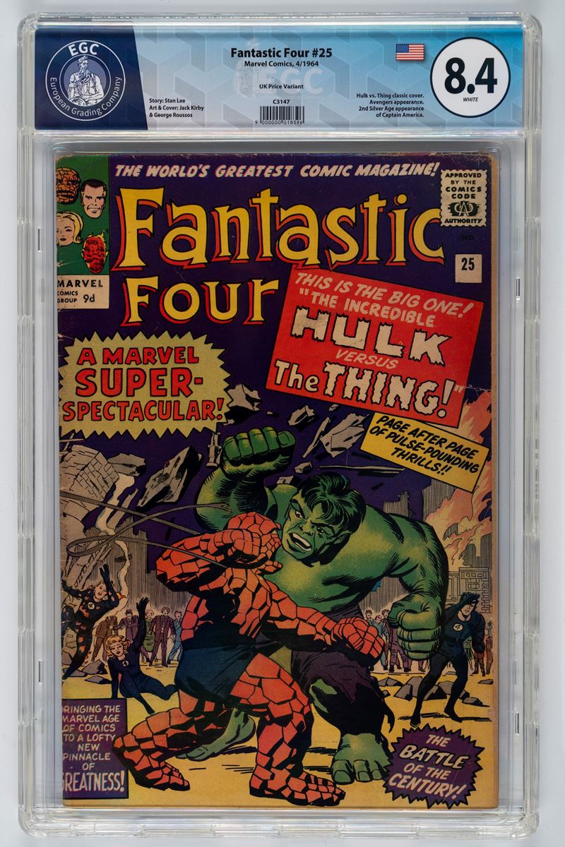 Fantastic Four #25 (UK Price Variant) - 8.4 EGC