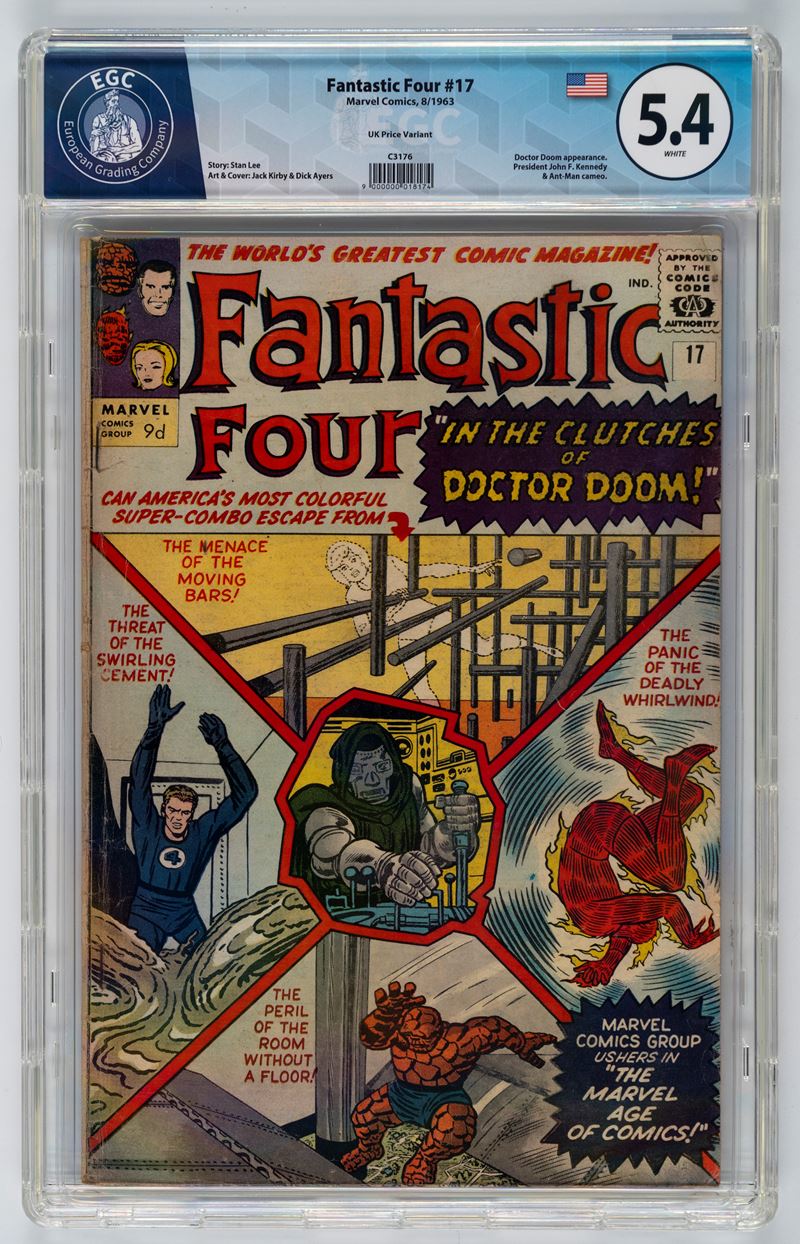 Fantastic Four #17 (UK Price Variant) - 5.4 EGC