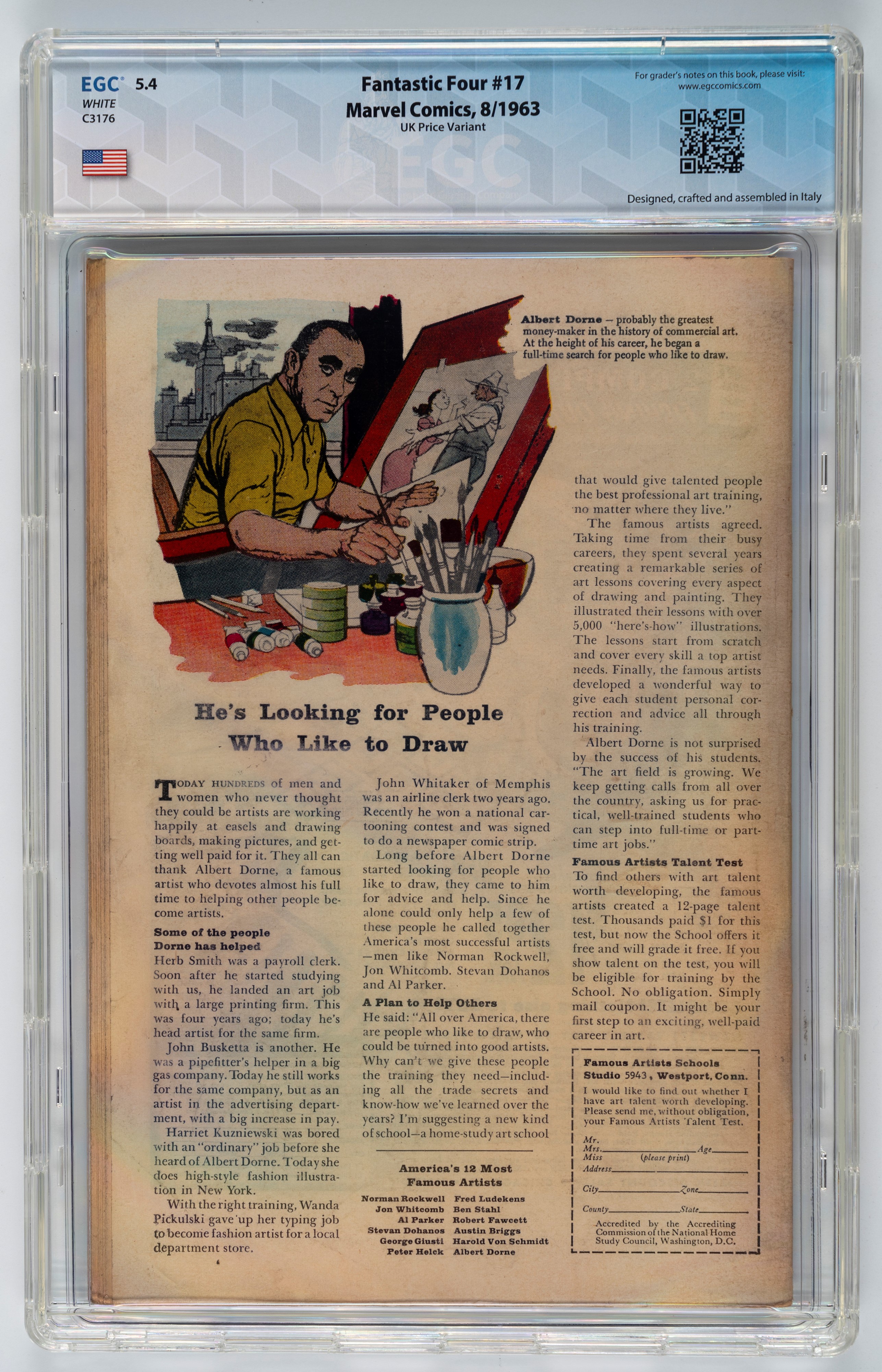 Fantastic Four #17 (UK Price Variant) - 5.4 EGC