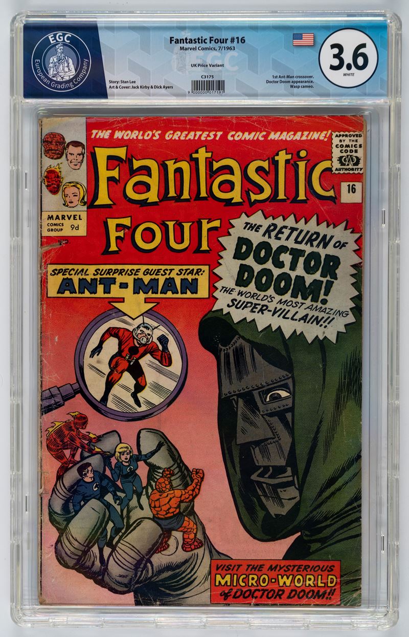 Fantastic Four #16 (UK Price Variant) - 3.6 EGC