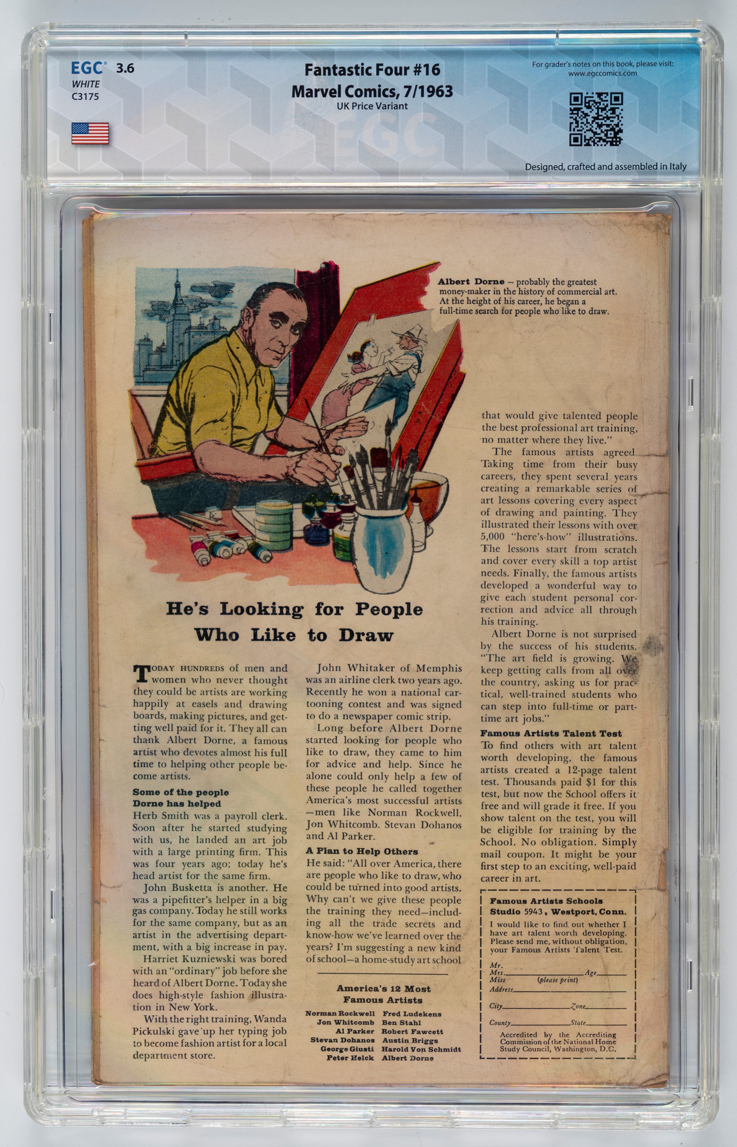 Fantastic Four #16 (UK Price Variant) - 3.6 EGC