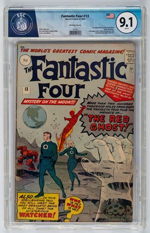 Fantastic Four #13 (UK Price Variant) - 9.1  EGC