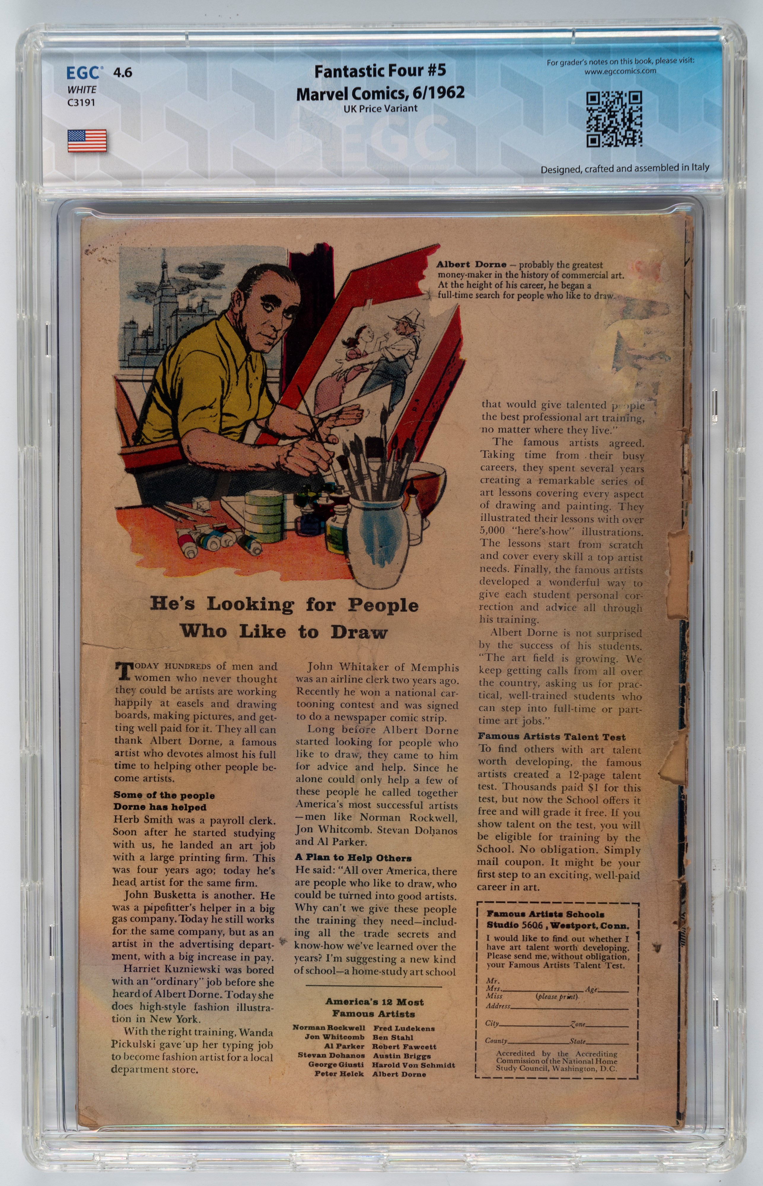 Fantastic Four #5 (UK Price Variant) - 4.6 EGC