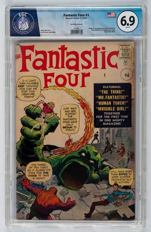 Fantastic Four #1  (UK Price Variant) - 6.9  EGC