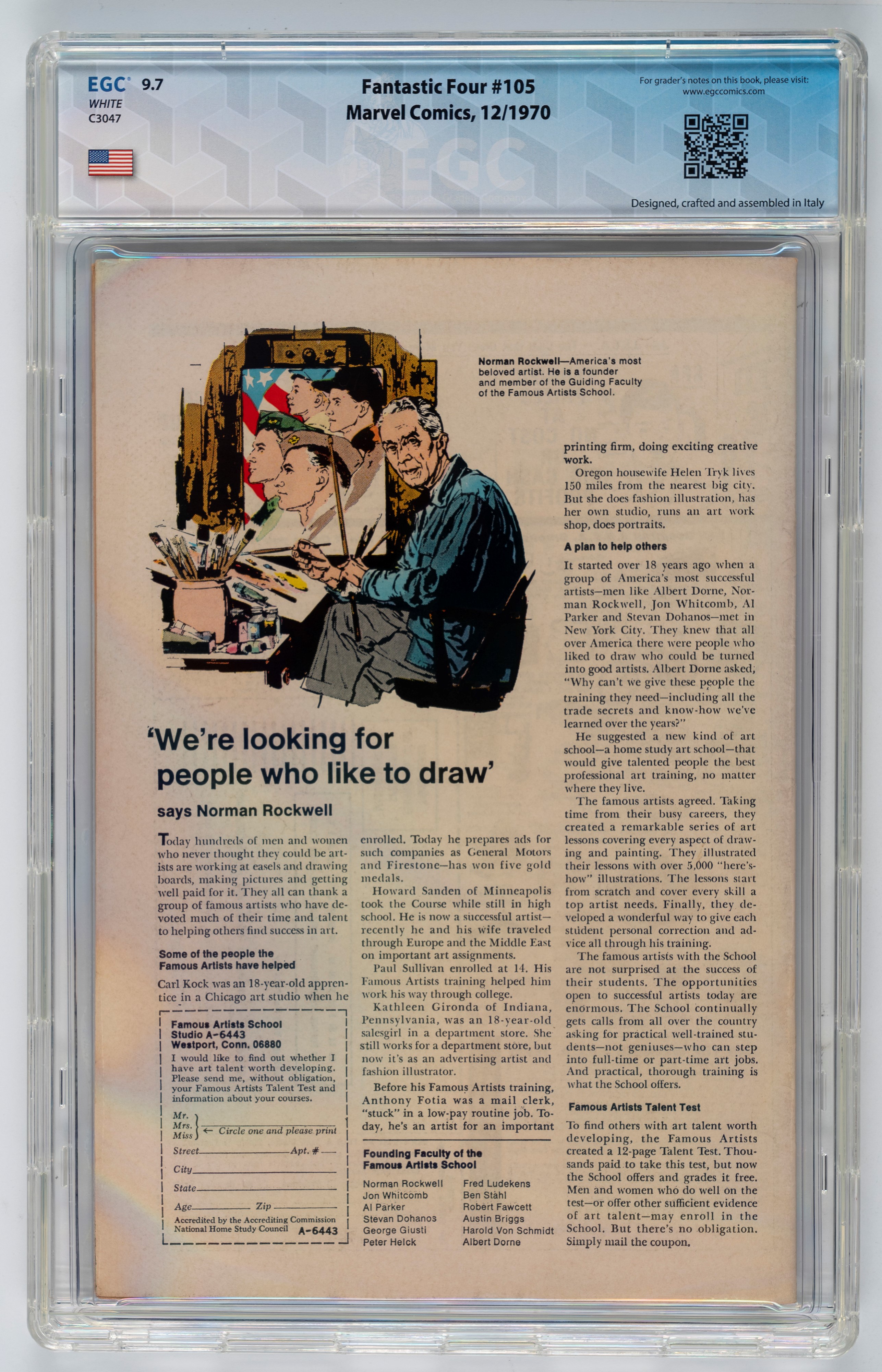 Fantastic Four #105 - 9.7 EGC