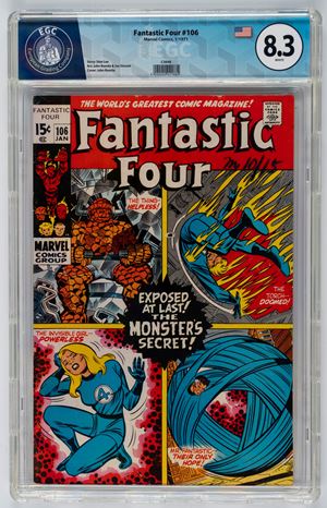 Fantastic Four #106 - 8.3 EGC