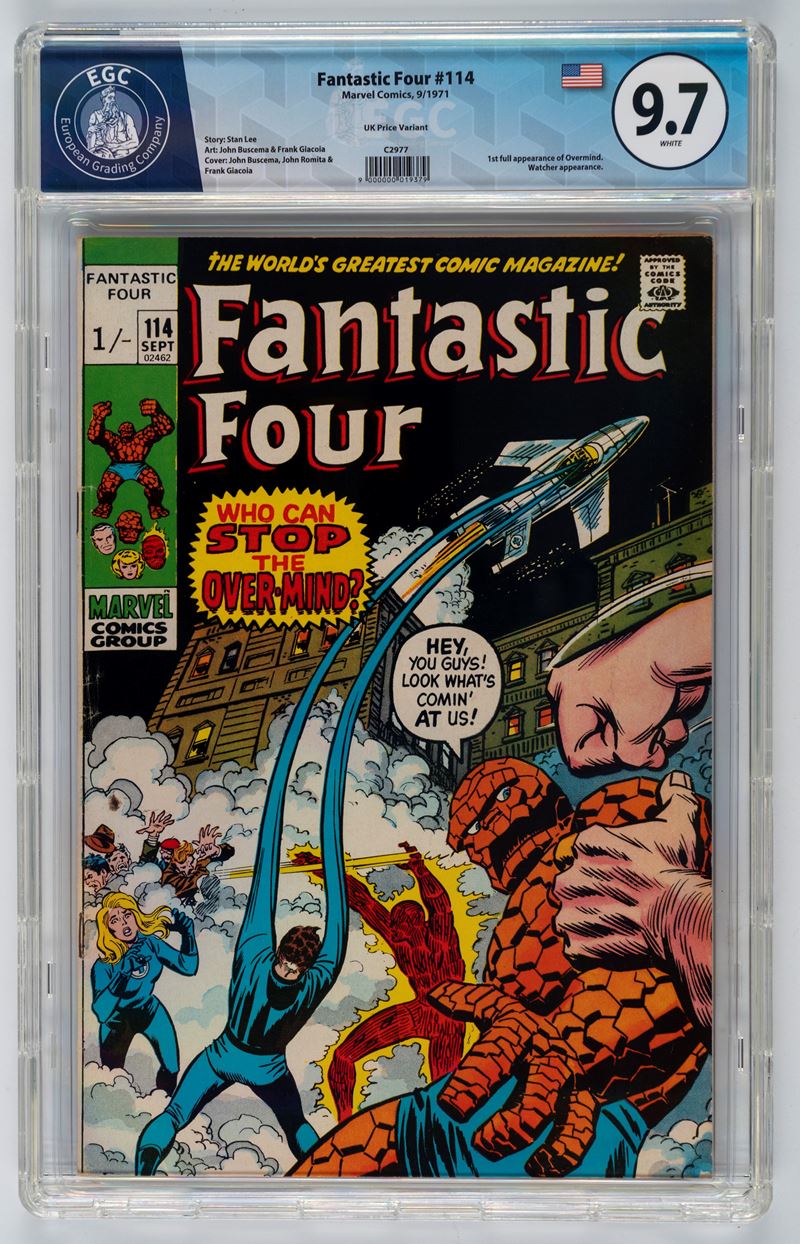 Fantastic Four #114 (UK Price Variant) - 9.7 EGC
