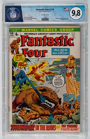 Fantastic Four #118 (UK Price Variant) - 9.8 EGC