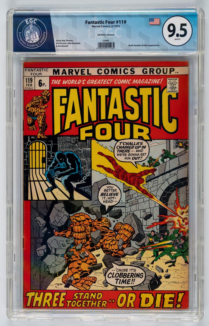 Fantastic Four #119 (UK Price Variant) - 9.5 EGC