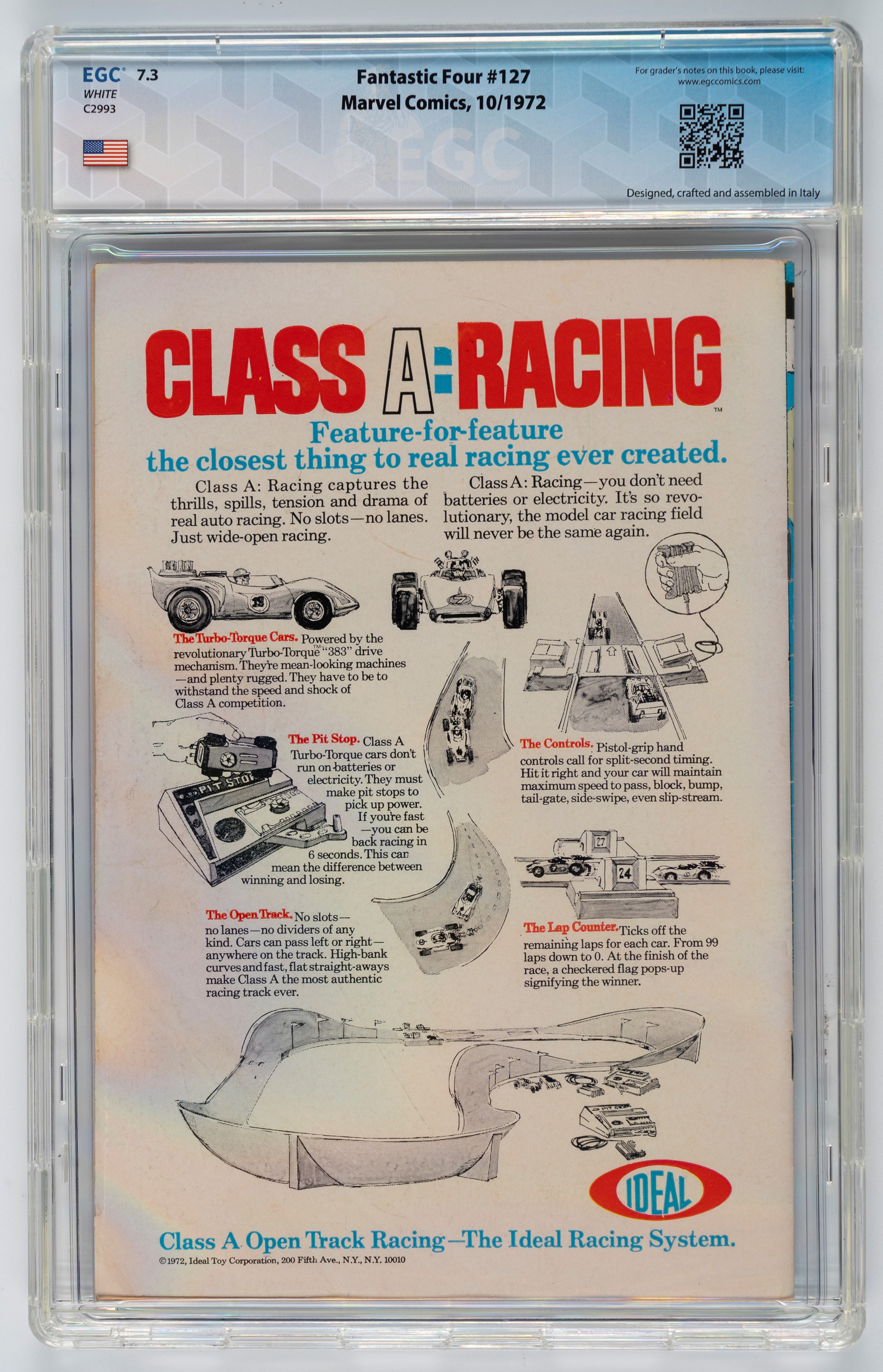 Fantastic Four #123 - 9.4 EGC (UK Price Variant) / #124 - 8.7 EGC (UK Price Variant) / #125 - 9.0...