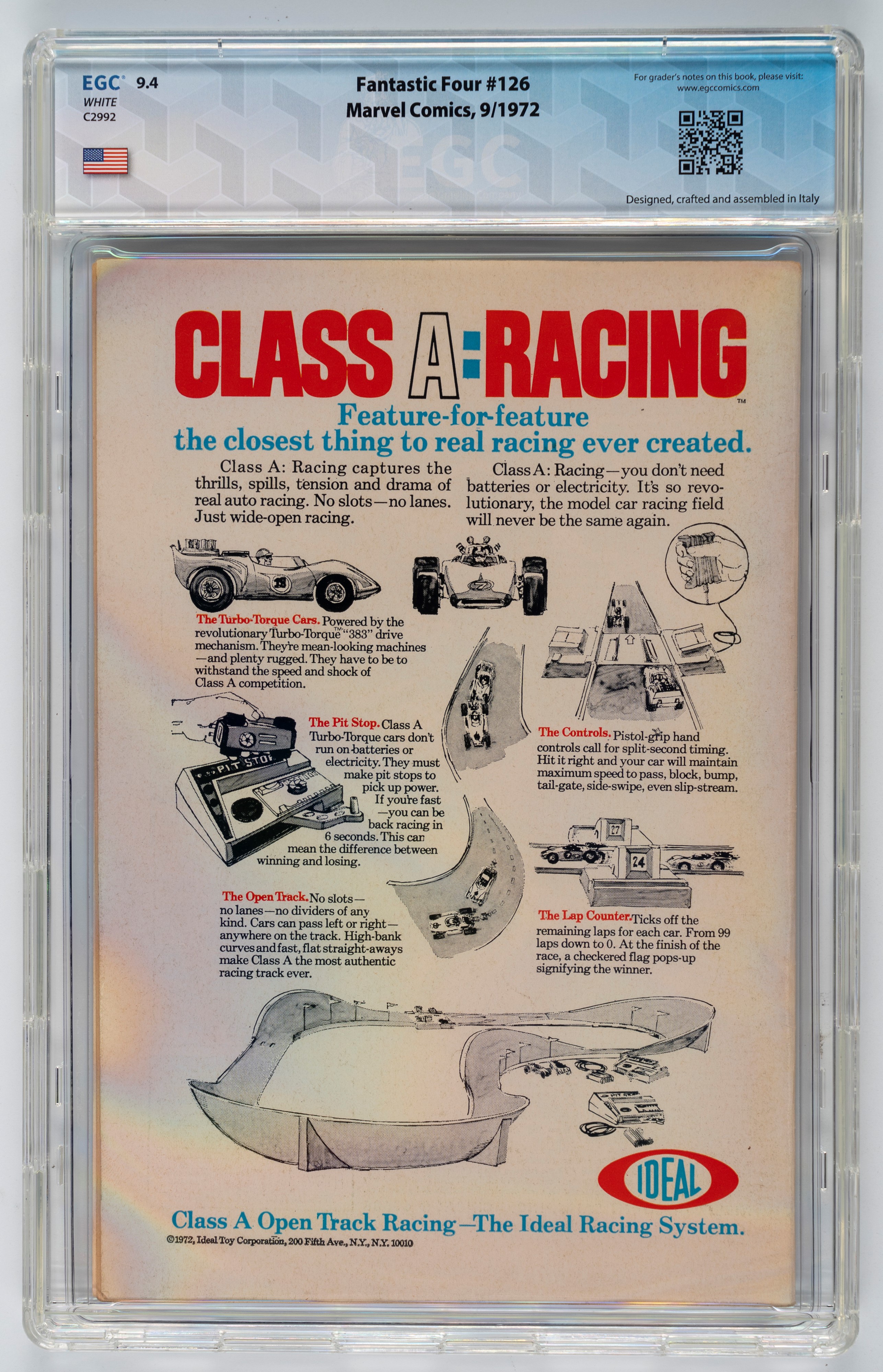 Fantastic Four #123 - 9.4 EGC (UK Price Variant) / #124 - 8.7 EGC (UK Price Variant) / #125 - 9.0...