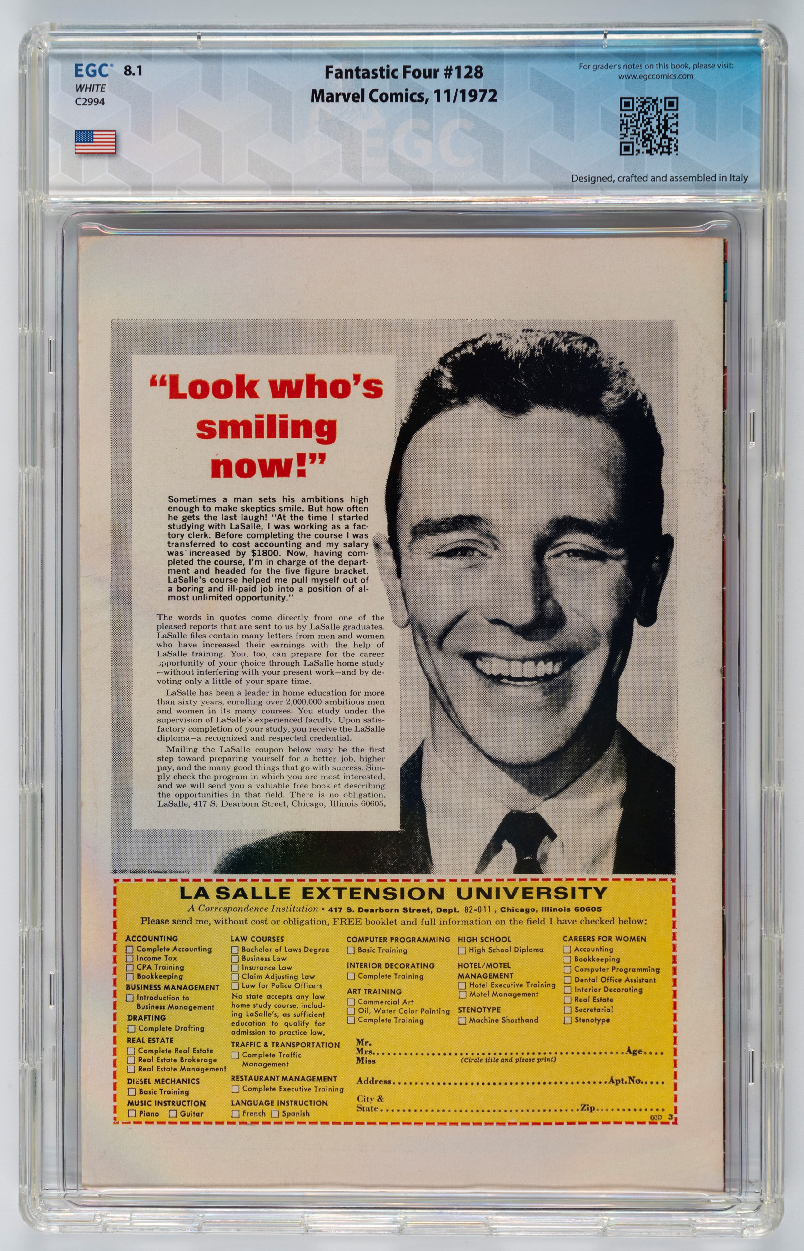 Fantastic Four #128 - 8.1 EGC / #129 - 8.9 EGC (UK Price Variant) / #130 - 9.0 EGC / #131 - 9.3 E...