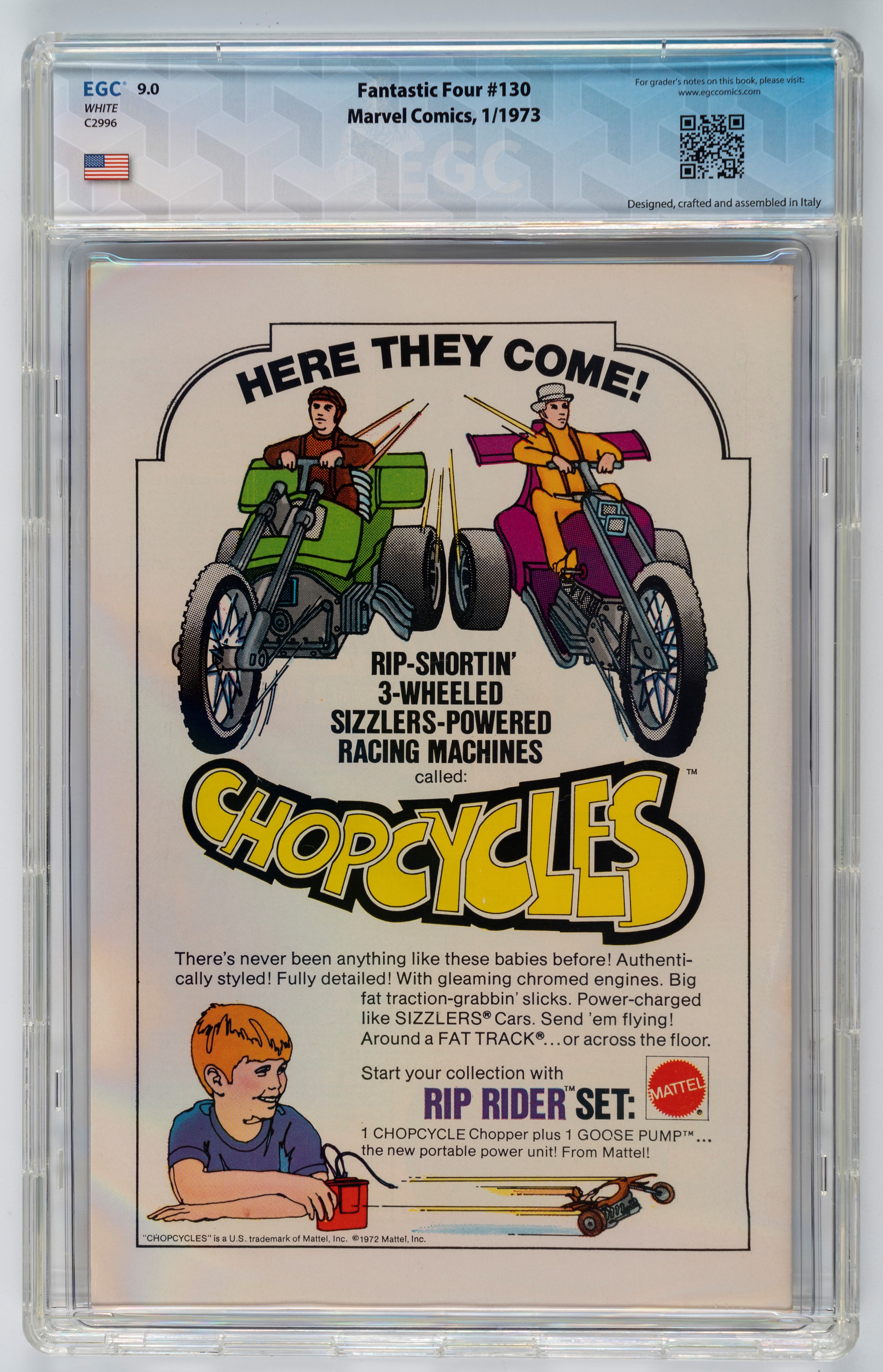 Fantastic Four #128 - 8.1 EGC / #129 - 8.9 EGC (UK Price Variant) / #130 - 9.0 EGC / #131 - 9.3 E...