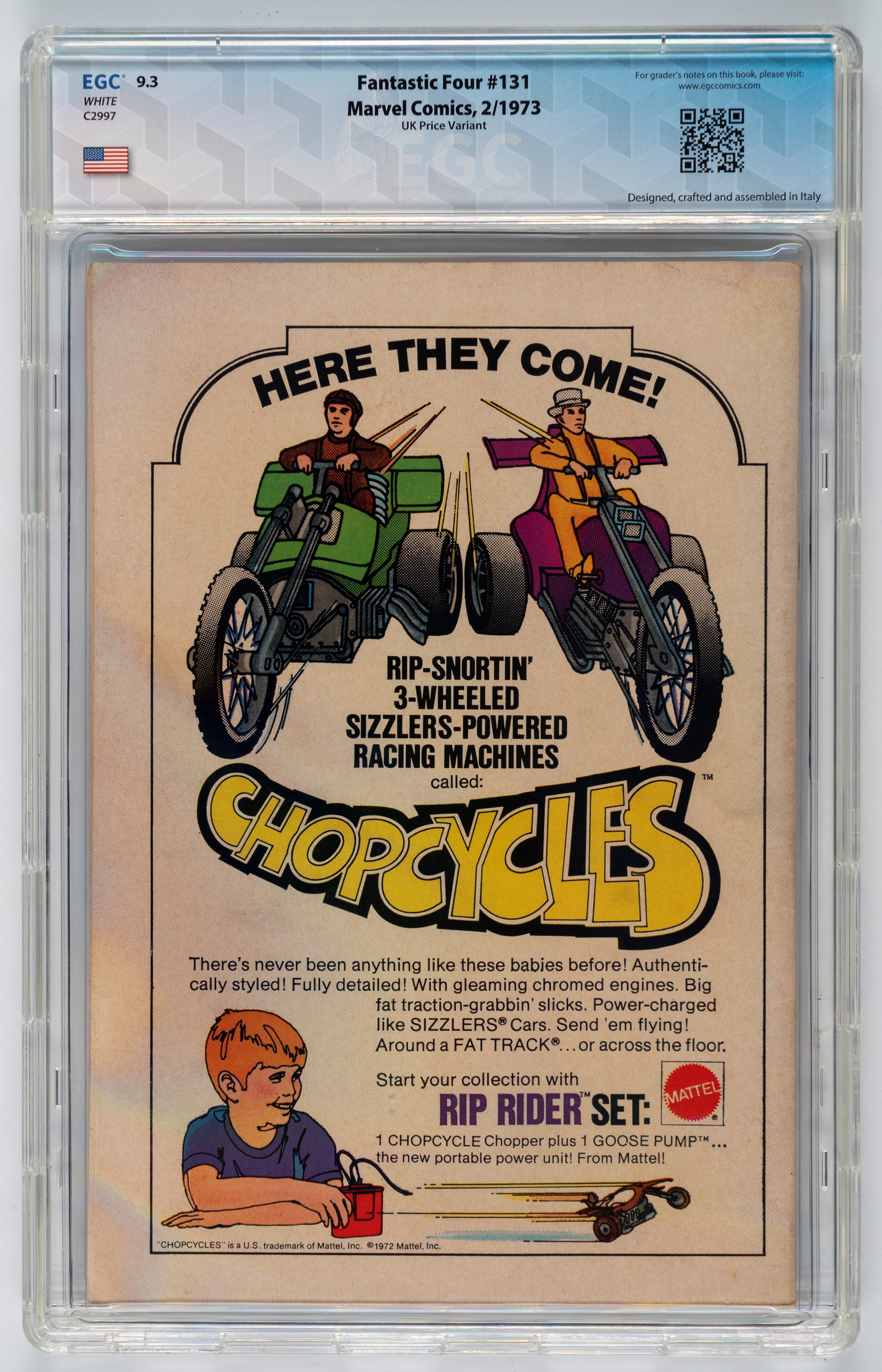 Fantastic Four #128 - 8.1 EGC / #129 - 8.9 EGC (UK Price Variant) / #130 - 9.0 EGC / #131 - 9.3 E...