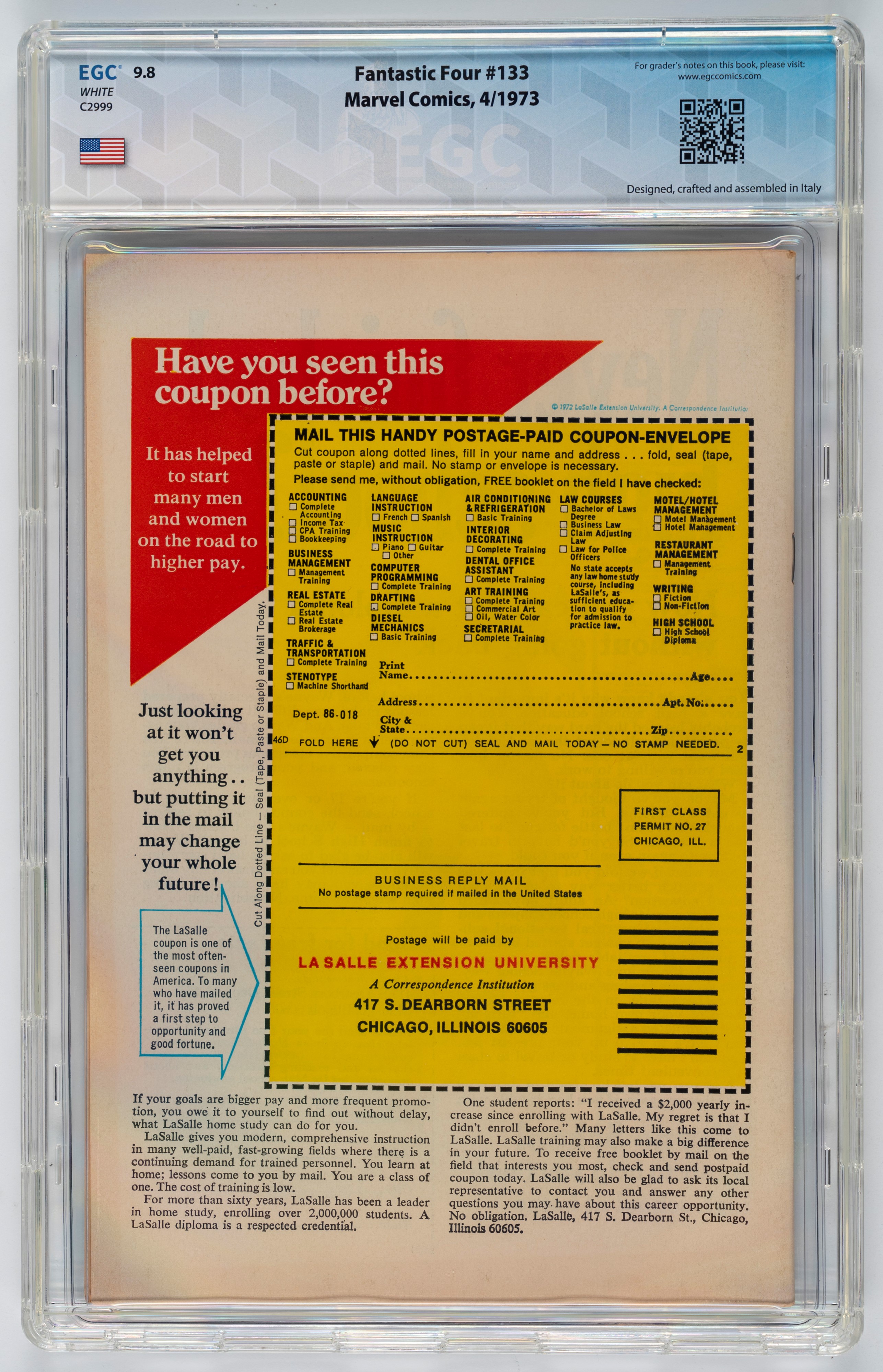 Fantastic Four #133 - 9.8 EGC