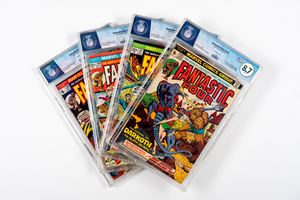 Fantastic Four #139 - 8.2  EGC (UK Price Variant) / #140 - 9.3 / #141 - 8.9 EGC / #142 - 8.7  EGC (UK Price Variant)