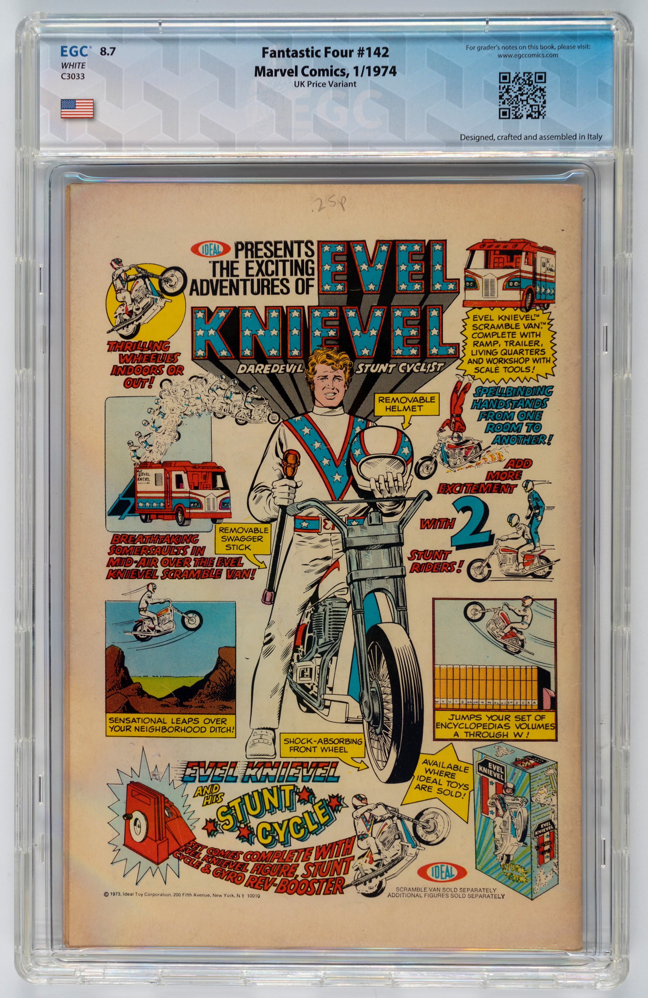 Fantastic Four #139 - 8.2 EGC (UK Price Variant) / #140 - 9.3 / #141 - 8.9 EGC / #142 - 8.7 EGC (...