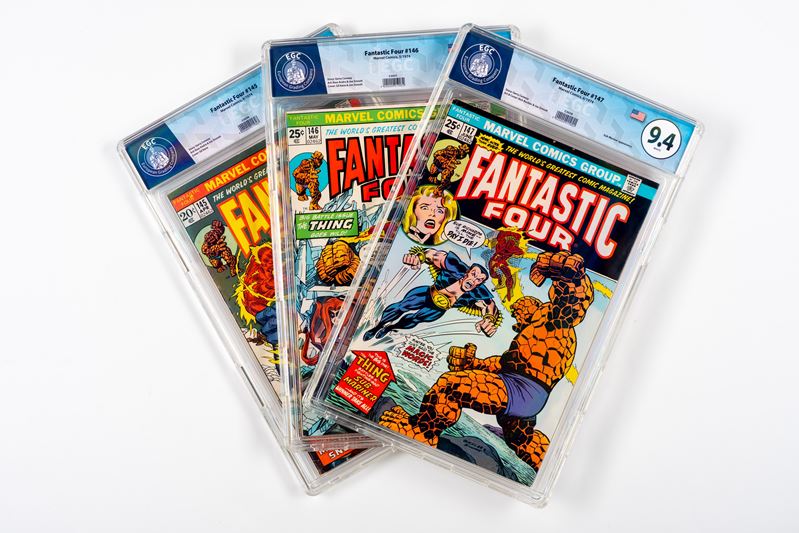 Fantastic Four #145 - 8.5 EGC / #146 - 9.6 EGC / #147 - 9.4 EGC