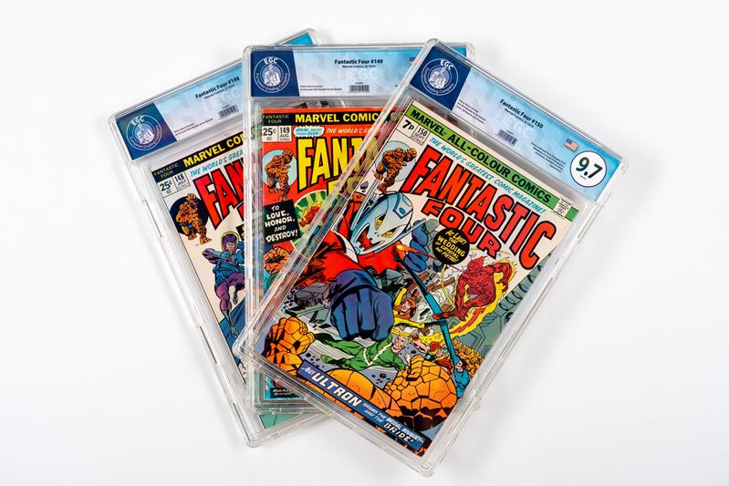 Fantastic Four #148 - 9.6 EGC / #149 - 9.7 EGC / #150 - 9.7 EGC