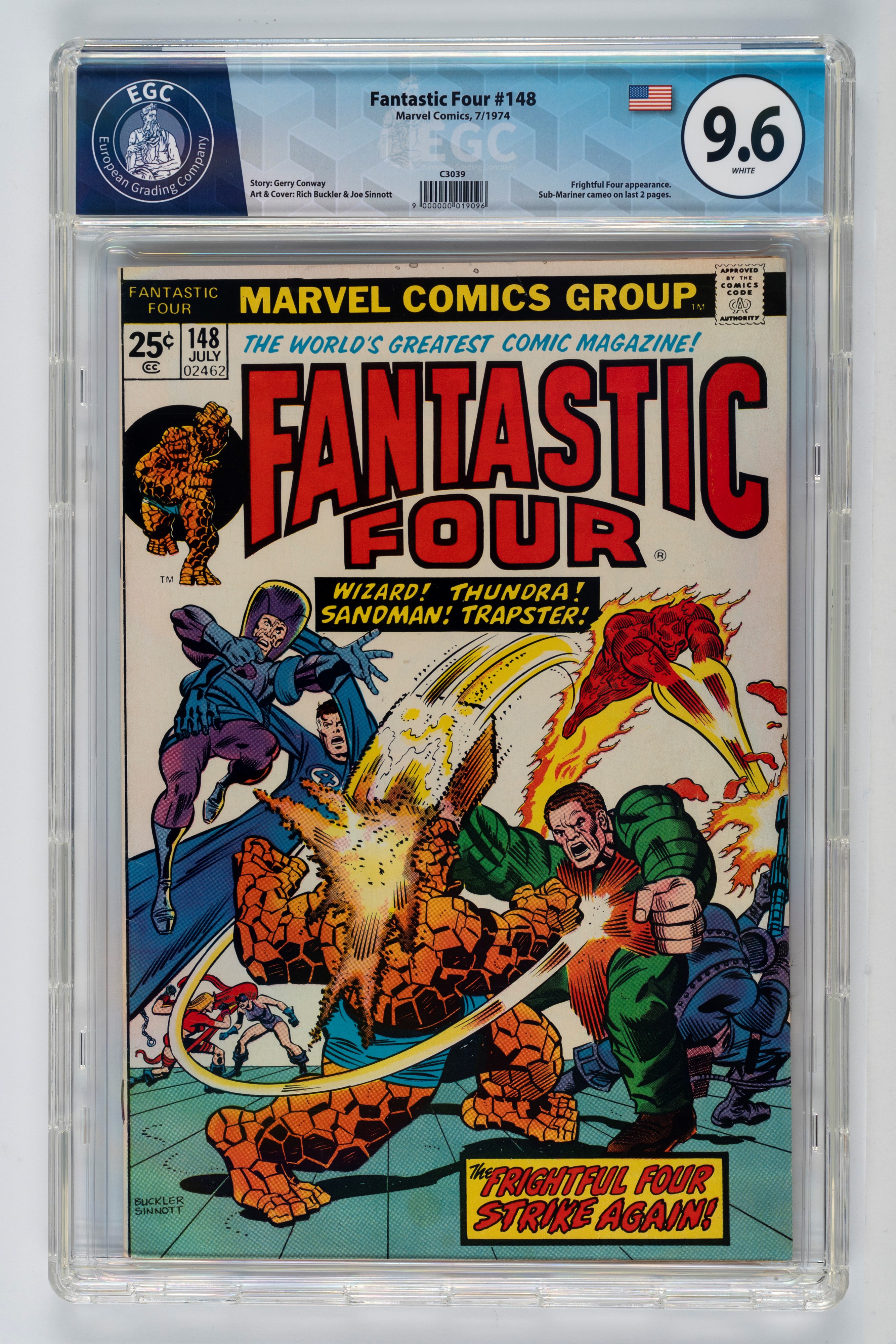 Fantastic Four #148 - 9.6 EGC / #149 - 9.7 EGC / #150 - 9.7 EGC