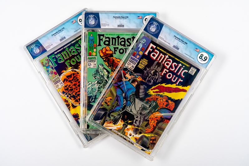 Fantastic Four #78 - 9.5 EGC / #79 - 9.3 EGC / #80 - 8.9 EGC