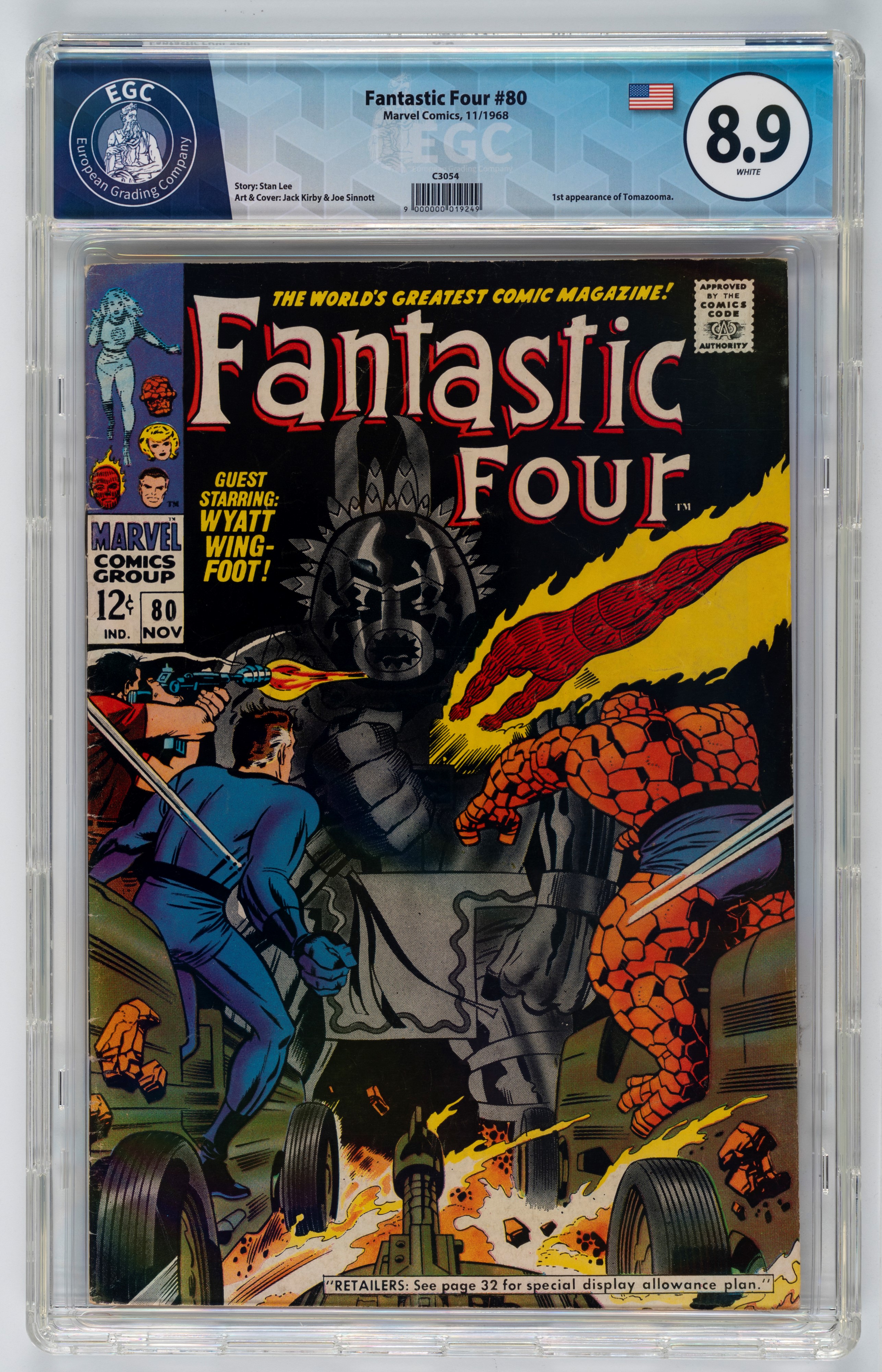 Fantastic Four #78 - 9.5 EGC / #79 - 9.3 EGC / #80 - 8.9 EGC
