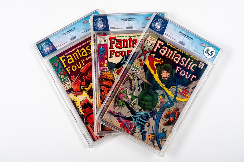 Fantastic Four #81 - 9.3 EGC / #82 - 9.0 EGC / #83 - 8.5 EGC