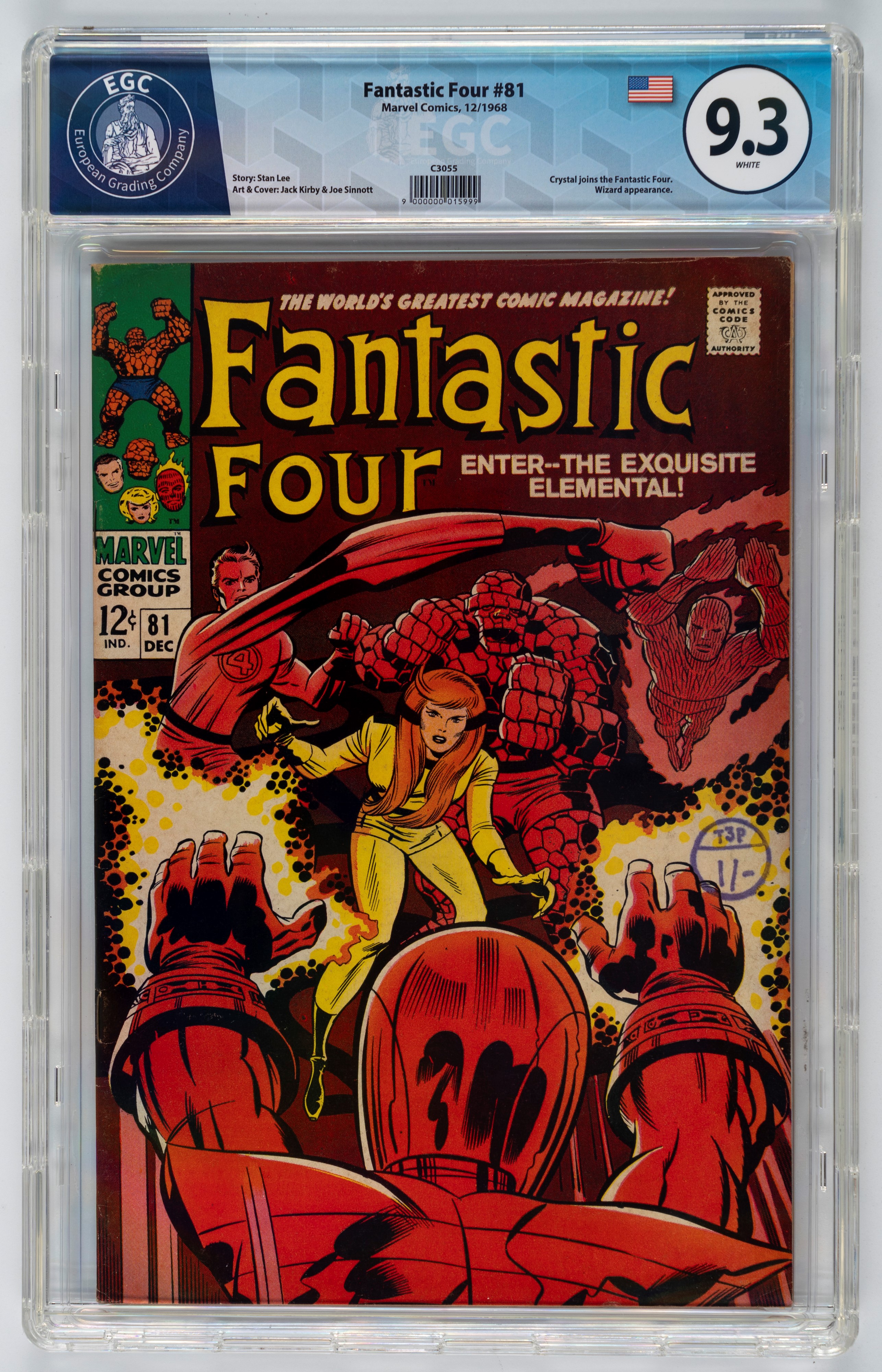 Fantastic Four #81 - 9.3 EGC / #82 - 9.0 EGC / #83 - 8.5 EGC