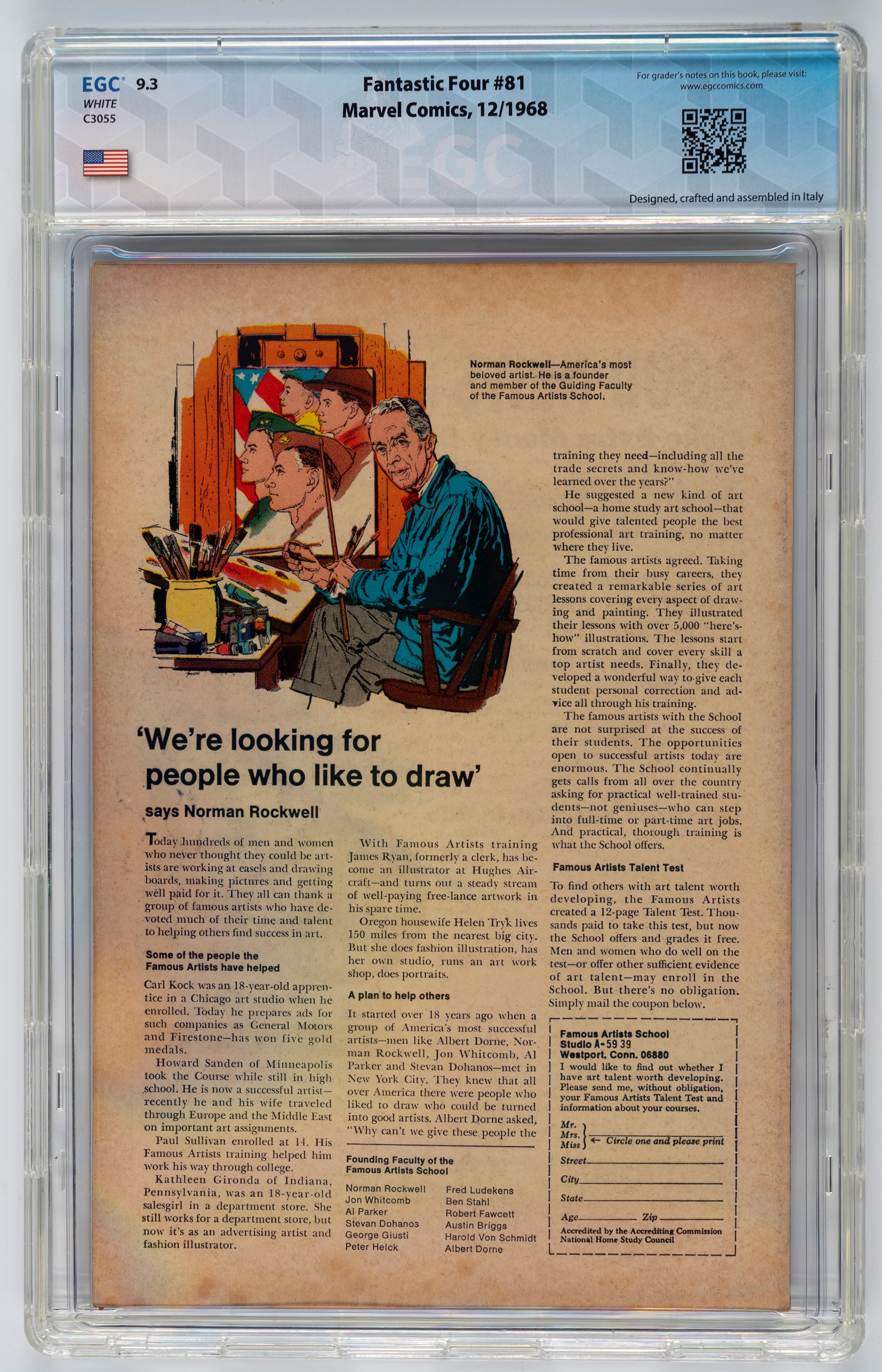 Fantastic Four #81 - 9.3 EGC / #82 - 9.0 EGC / #83 - 8.5 EGC