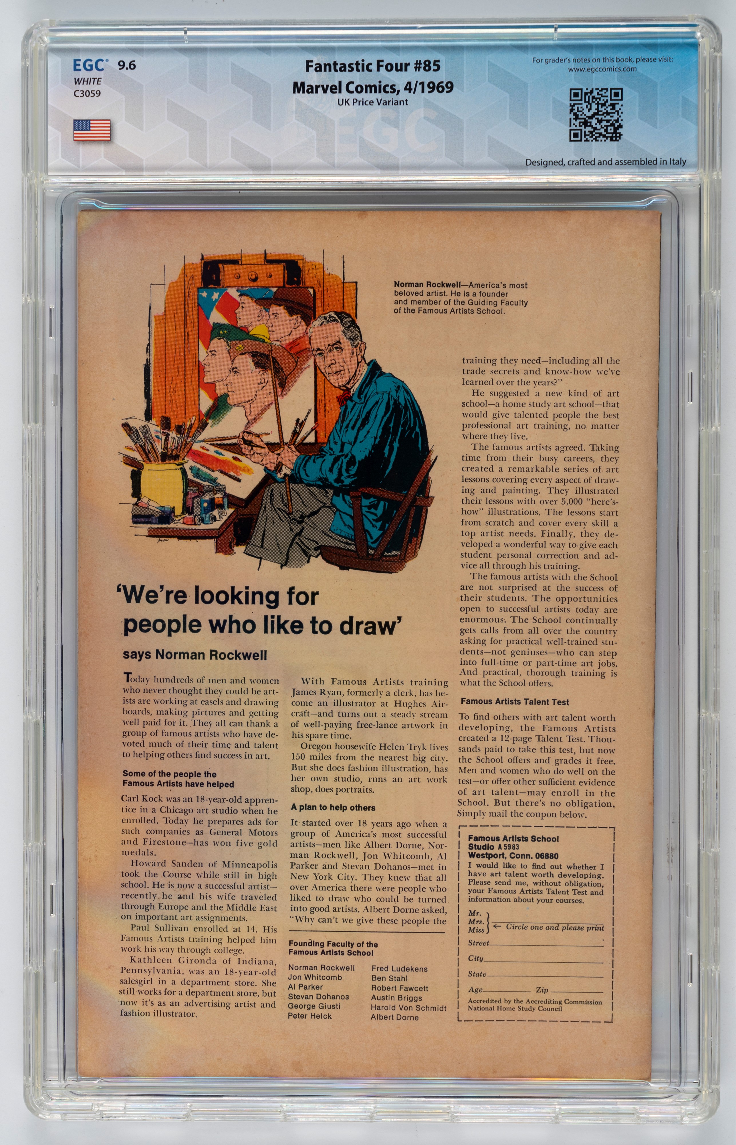 Fantastic Four #85 (UK Price Variant) - EGC