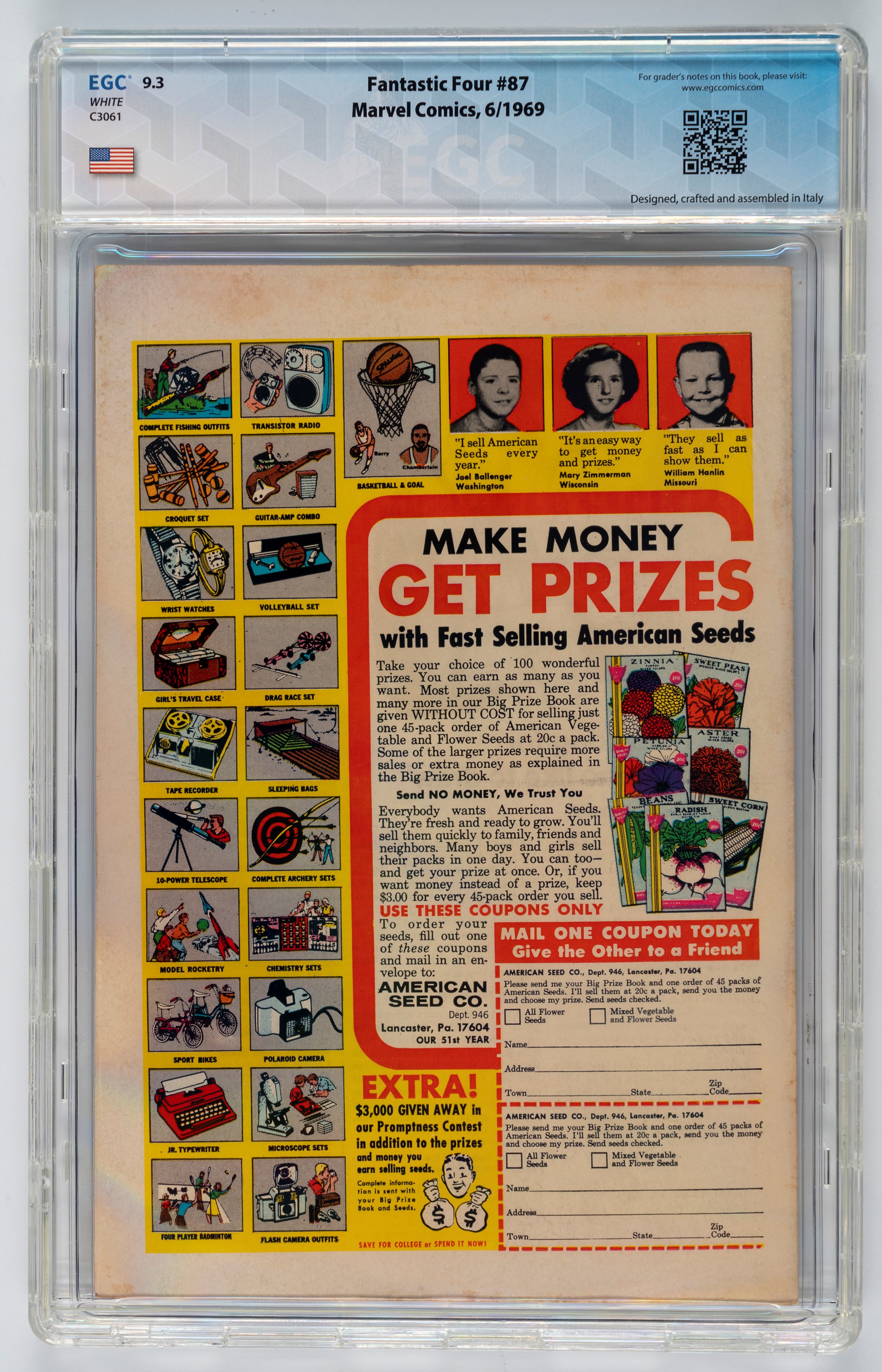 Fantastic Four #87 - 9.3 EGC