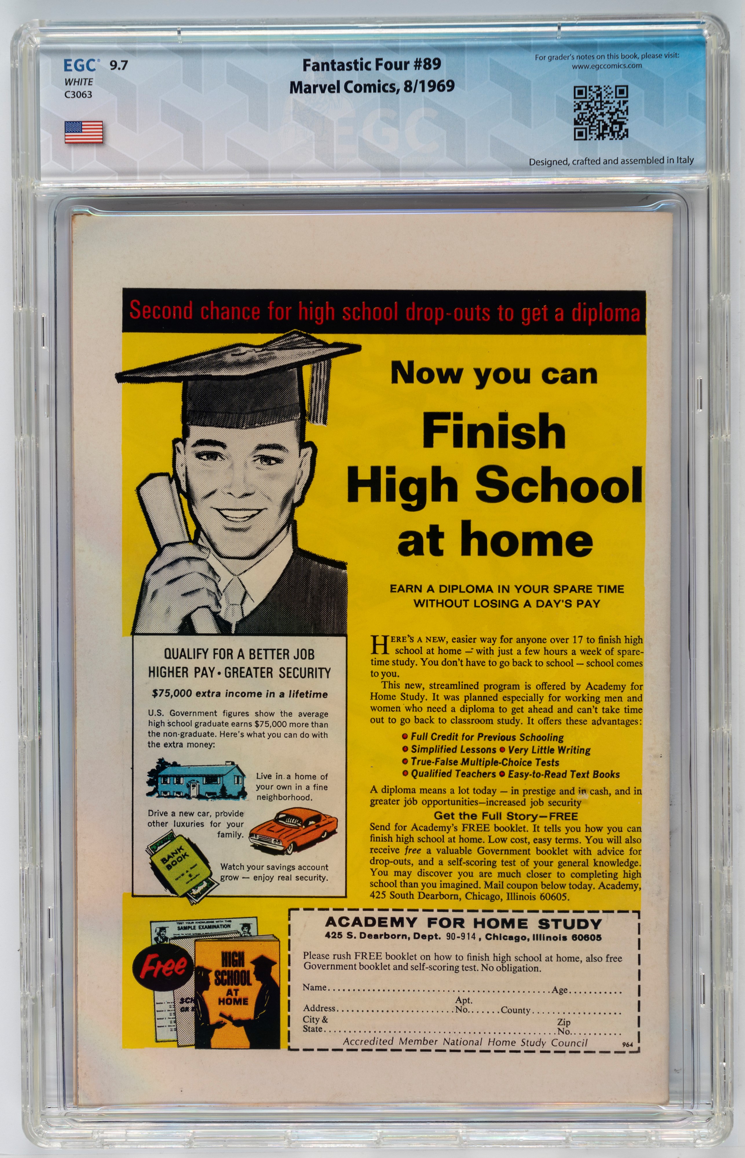 Fantastic Four #89 - 9.7 EGC