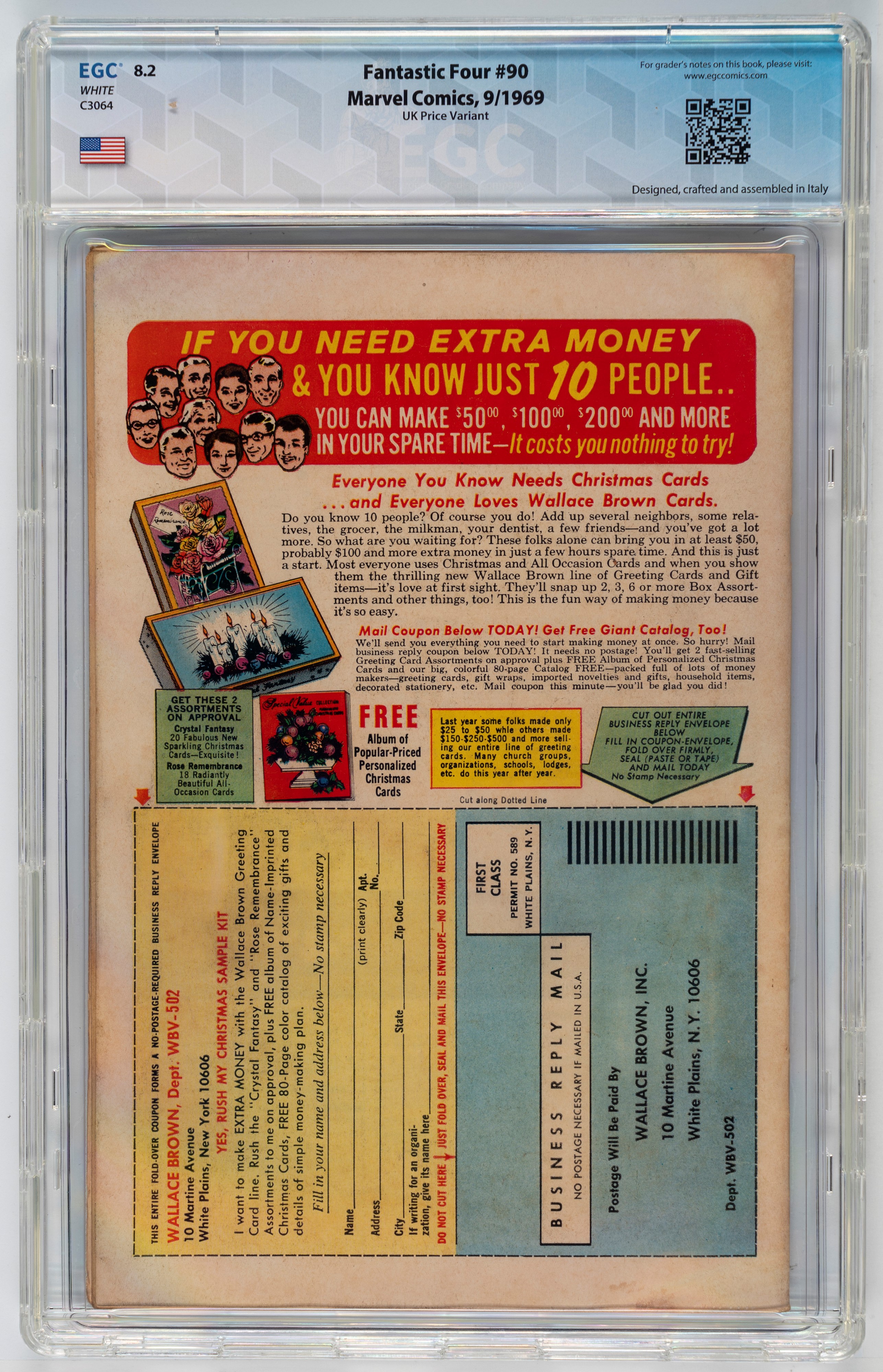 Fantastic Four #90 - 8.2 EGC (UK Price Variant) / #91 - 9.0 EGC / #92 - 7.9 EGC