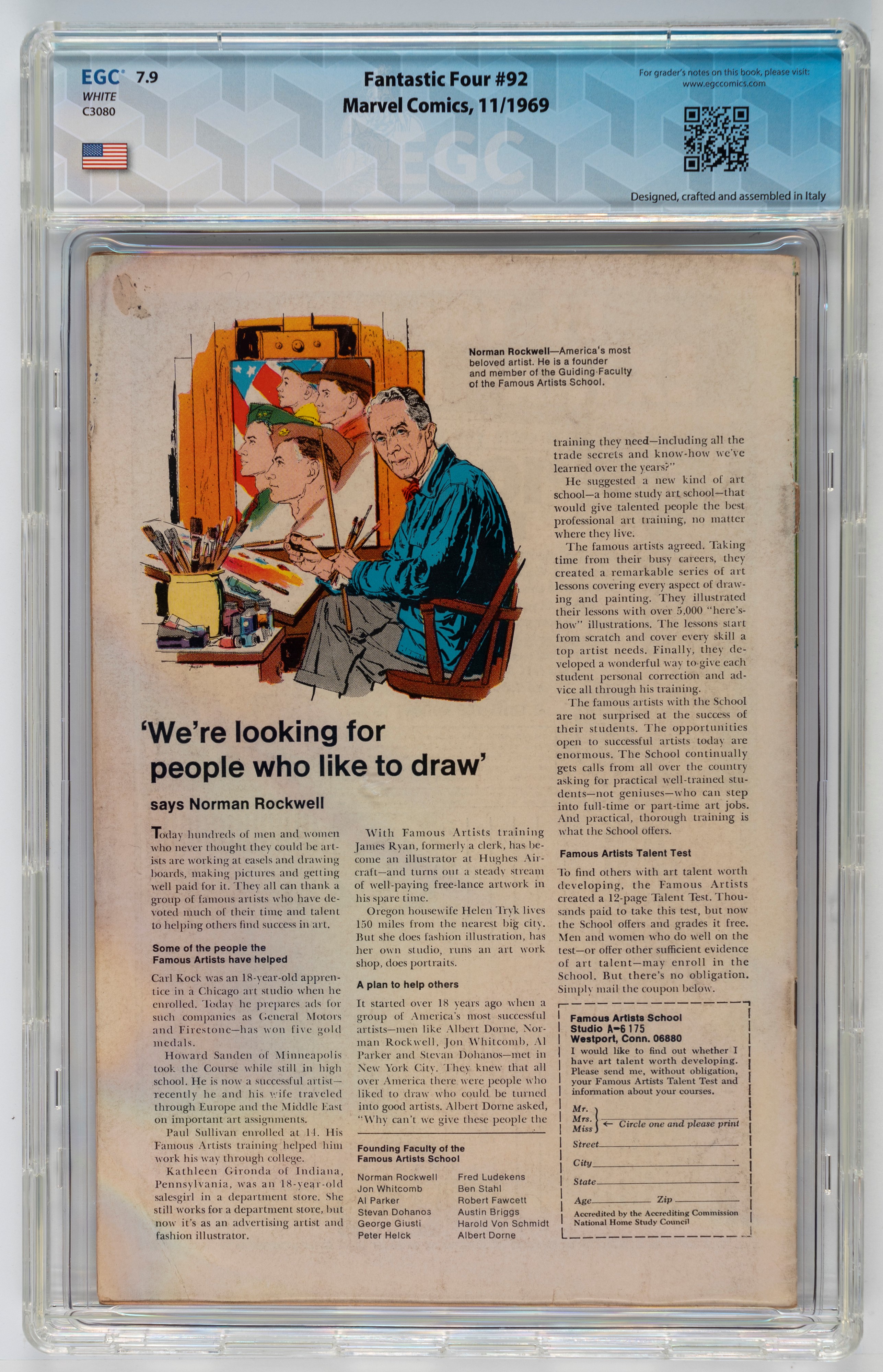 Fantastic Four #90 - 8.2 EGC (UK Price Variant) / #91 - 9.0 EGC / #92 - 7.9 EGC