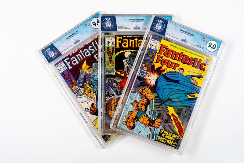 Fantastic Four #93 - 9.4 EGC / #94 - 7.4 EGC / #95 - 9.0 EGC