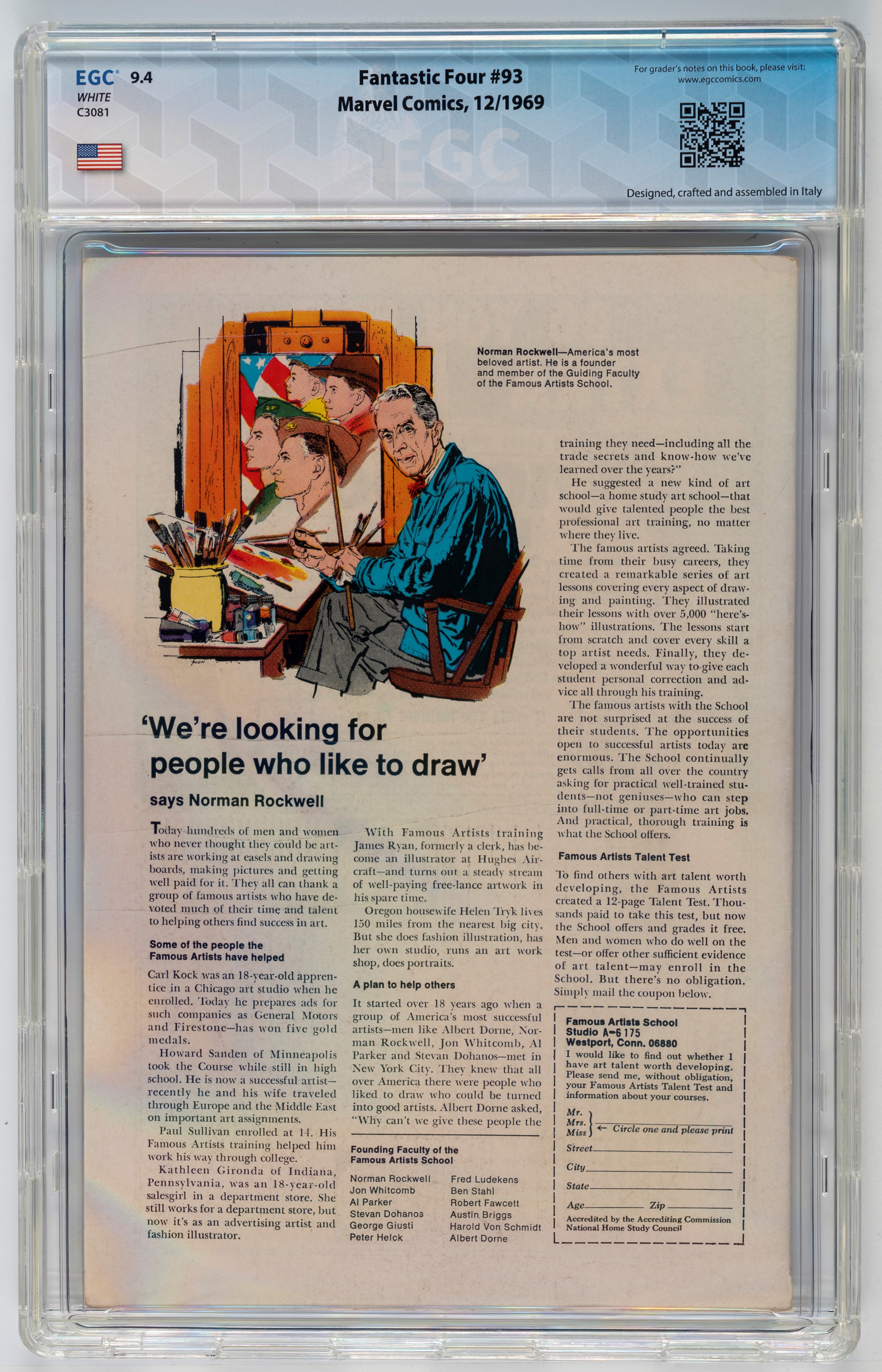 Fantastic Four #93 - 9.4 EGC / #94 - 7.4 EGC / #95 - 9.0 EGC