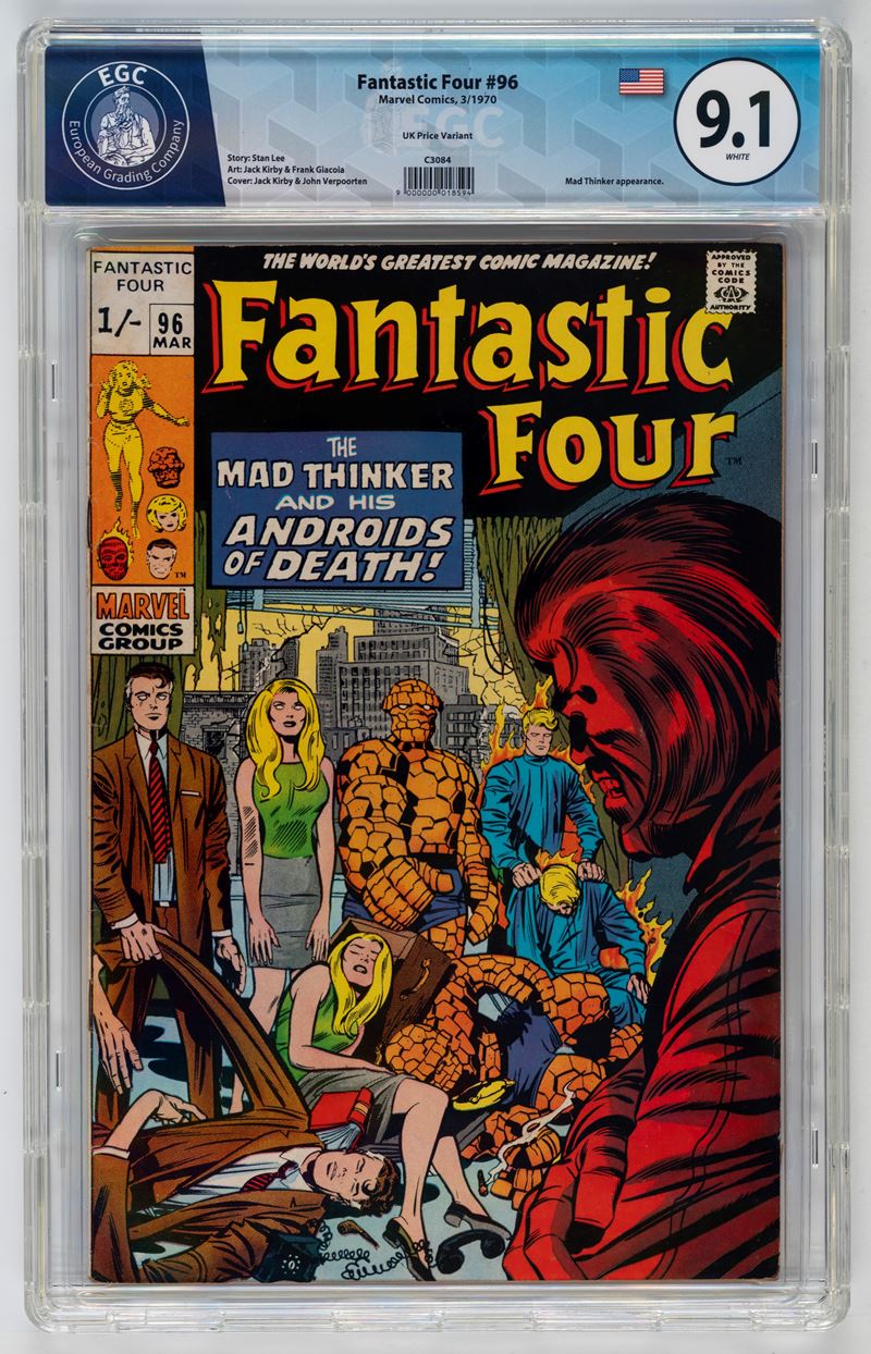 Fantastic Four #96 - 9.1 EGC (UK Price Variant) / #97 - 9.3 EGC / #98 - 8.6 EGC