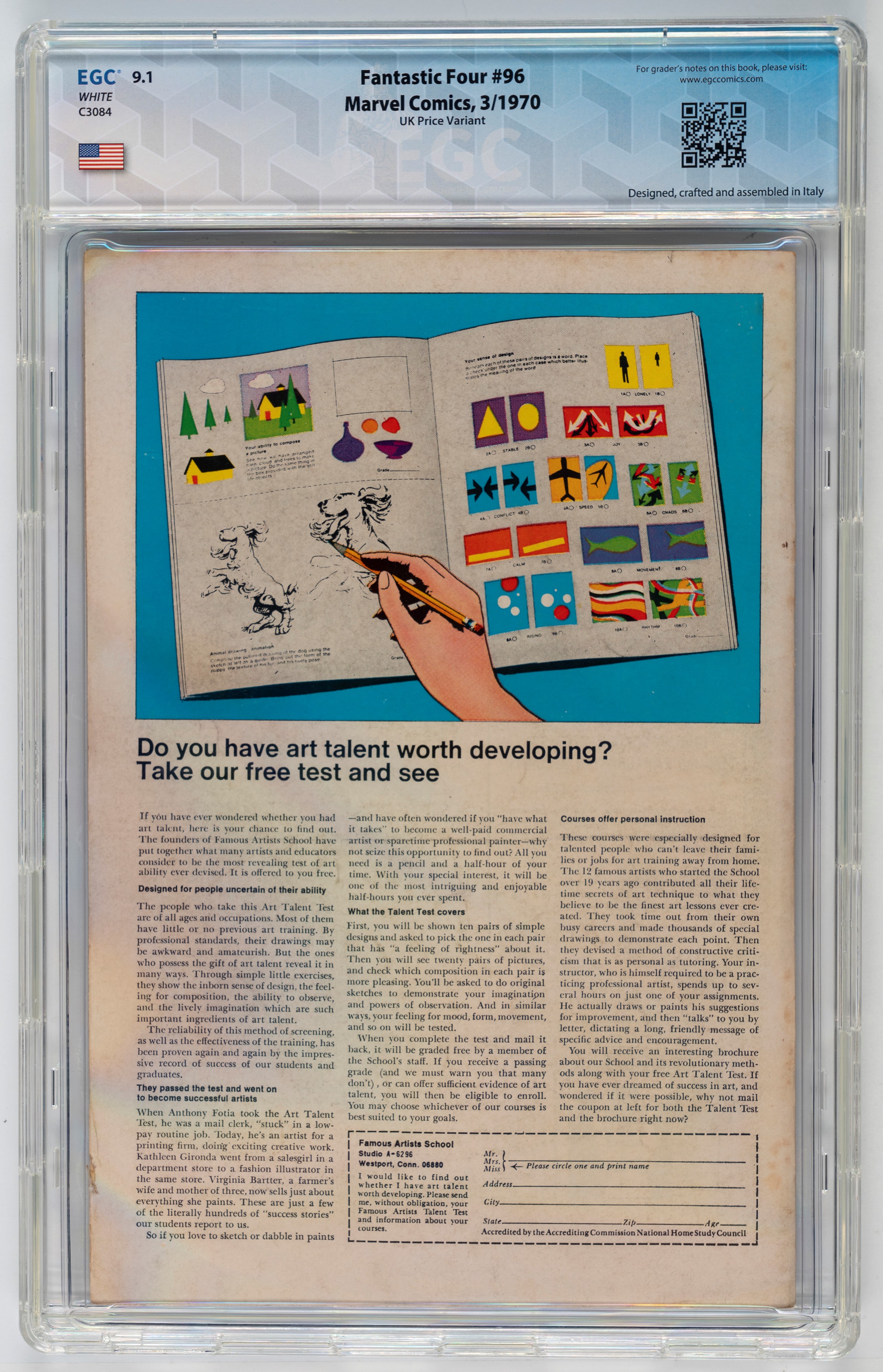 Fantastic Four #96 - 9.1 EGC (UK Price Variant) / #97 - 9.3 EGC / #98 - 8.6 EGC