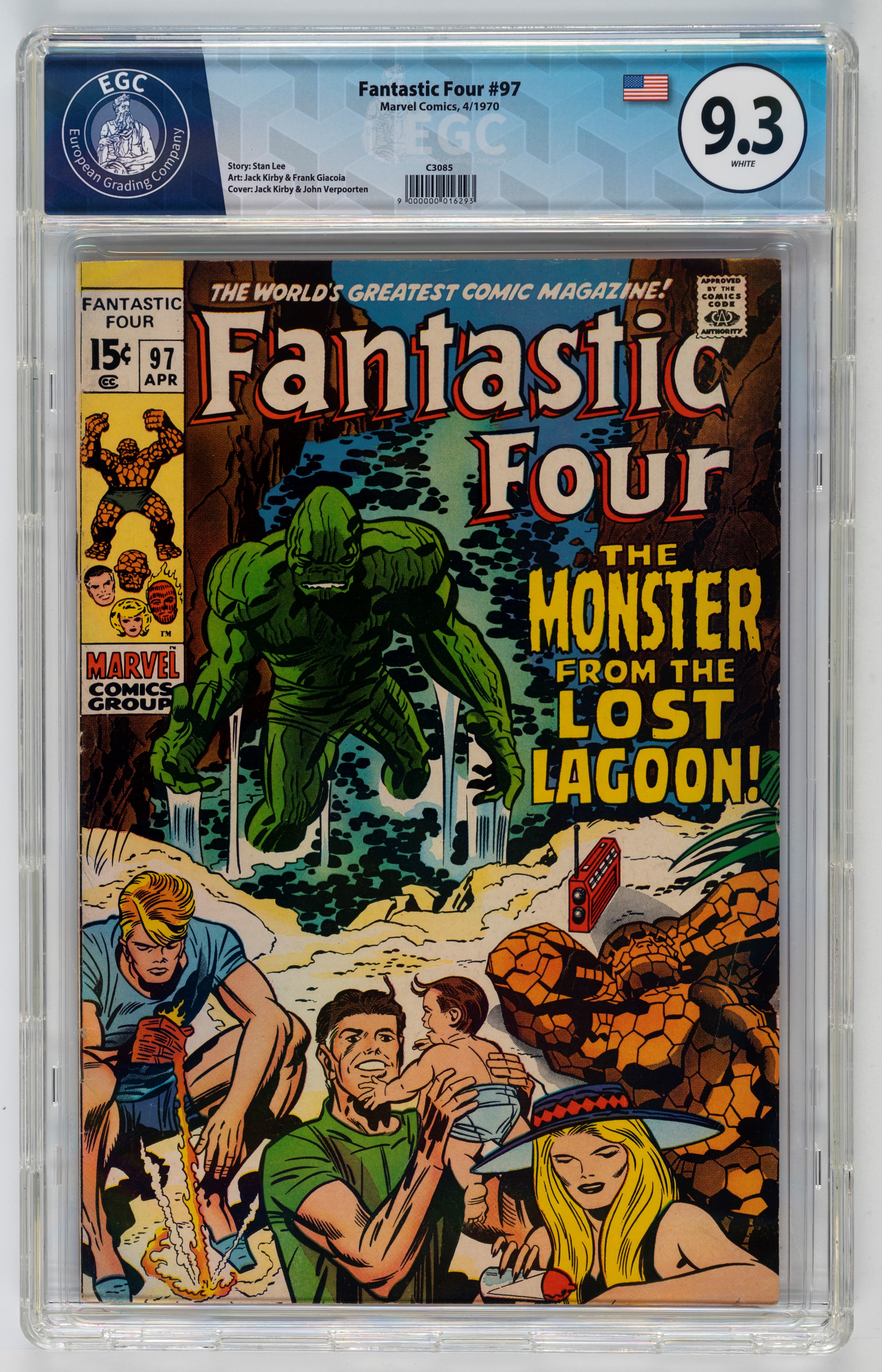 Fantastic Four #96 - 9.1 EGC (UK Price Variant) / #97 - 9.3 EGC / #98 - 8.6 EGC