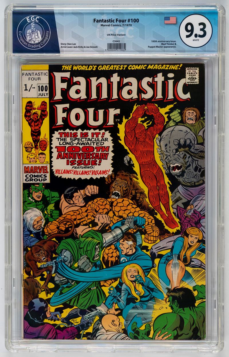 Fantastic Four #100 (UK Price Variant) - 9.3 ECG