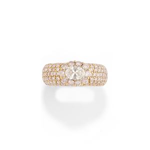 Anello con diamante