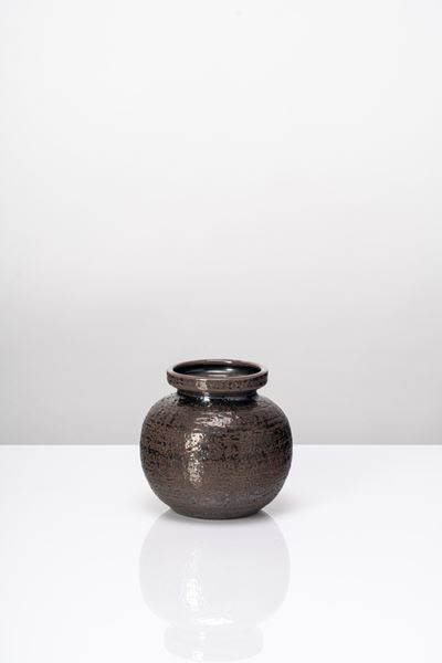 Piccolo vaso in ceramica smaltata