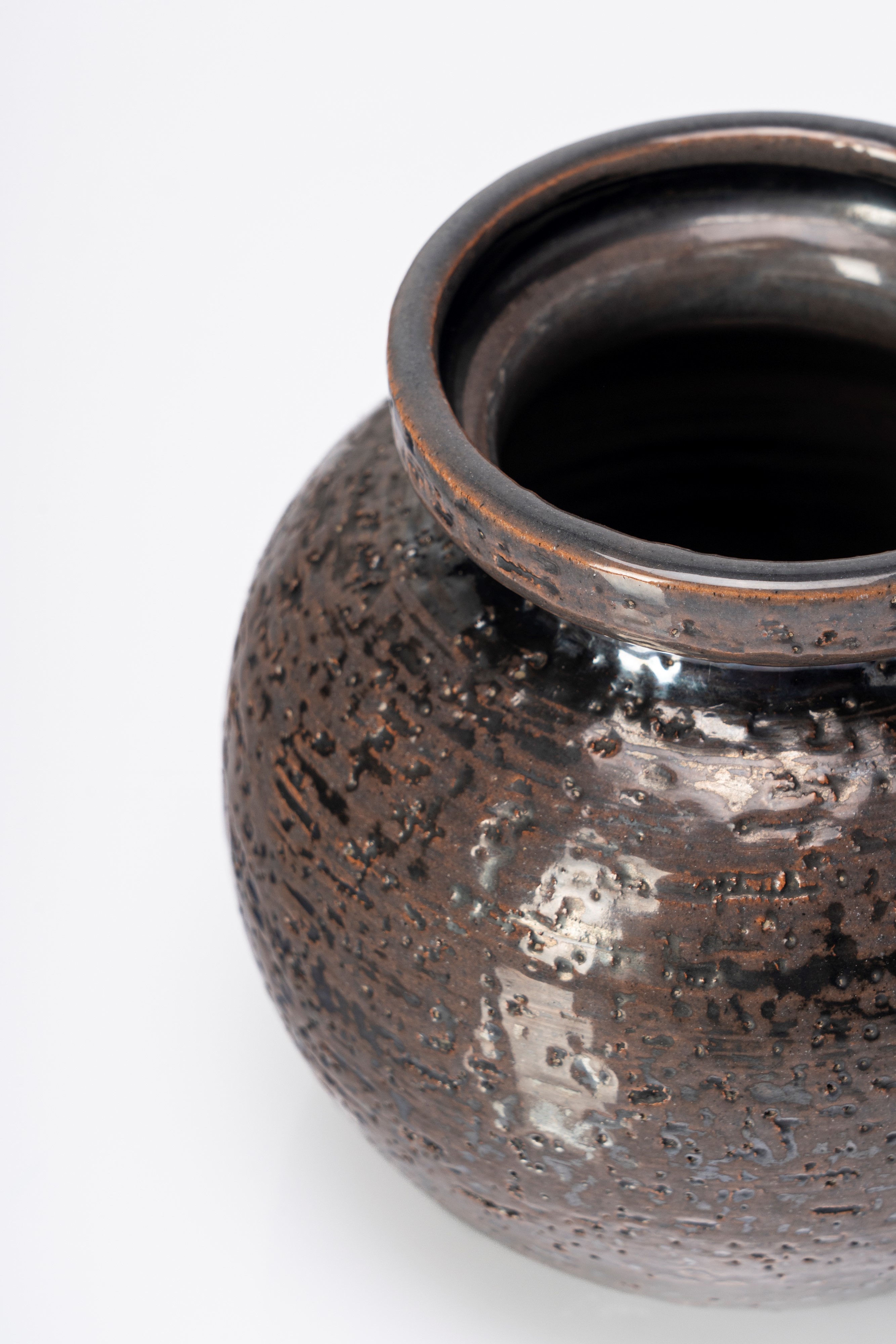 Aldo Londi - Piccolo vaso in ceramica smaltata